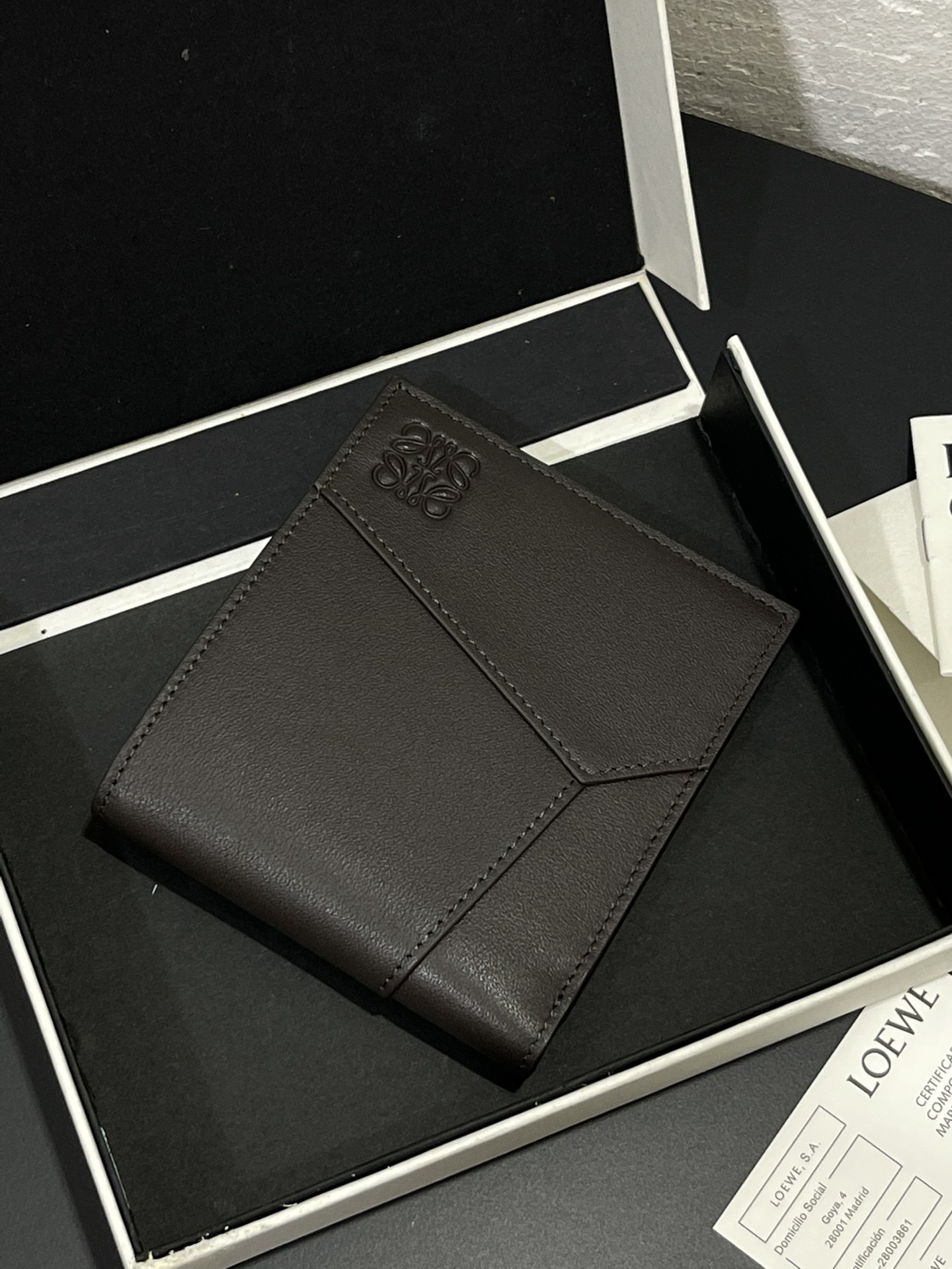 [TOP] LOEWE Wallet 11*10 cm - Black - 711 Luxury
