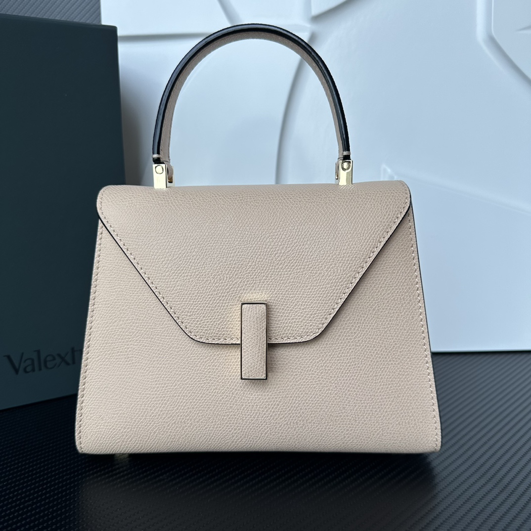 [TOP] VALEXTRA lside Bag 22x16.5x12cm - Khaki - 711 Luxury
