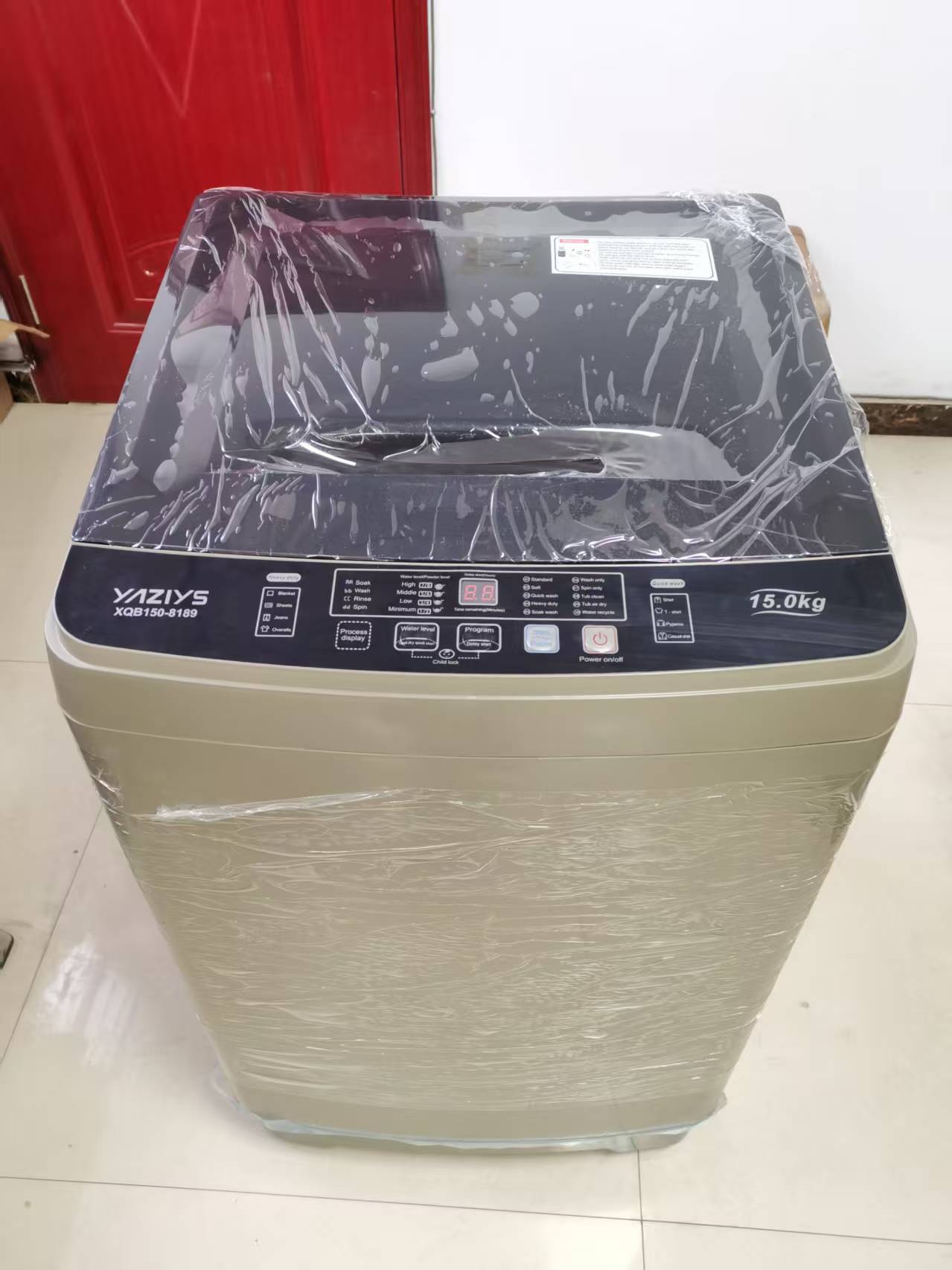 15kg fully automatic washing machine--0.38CBM