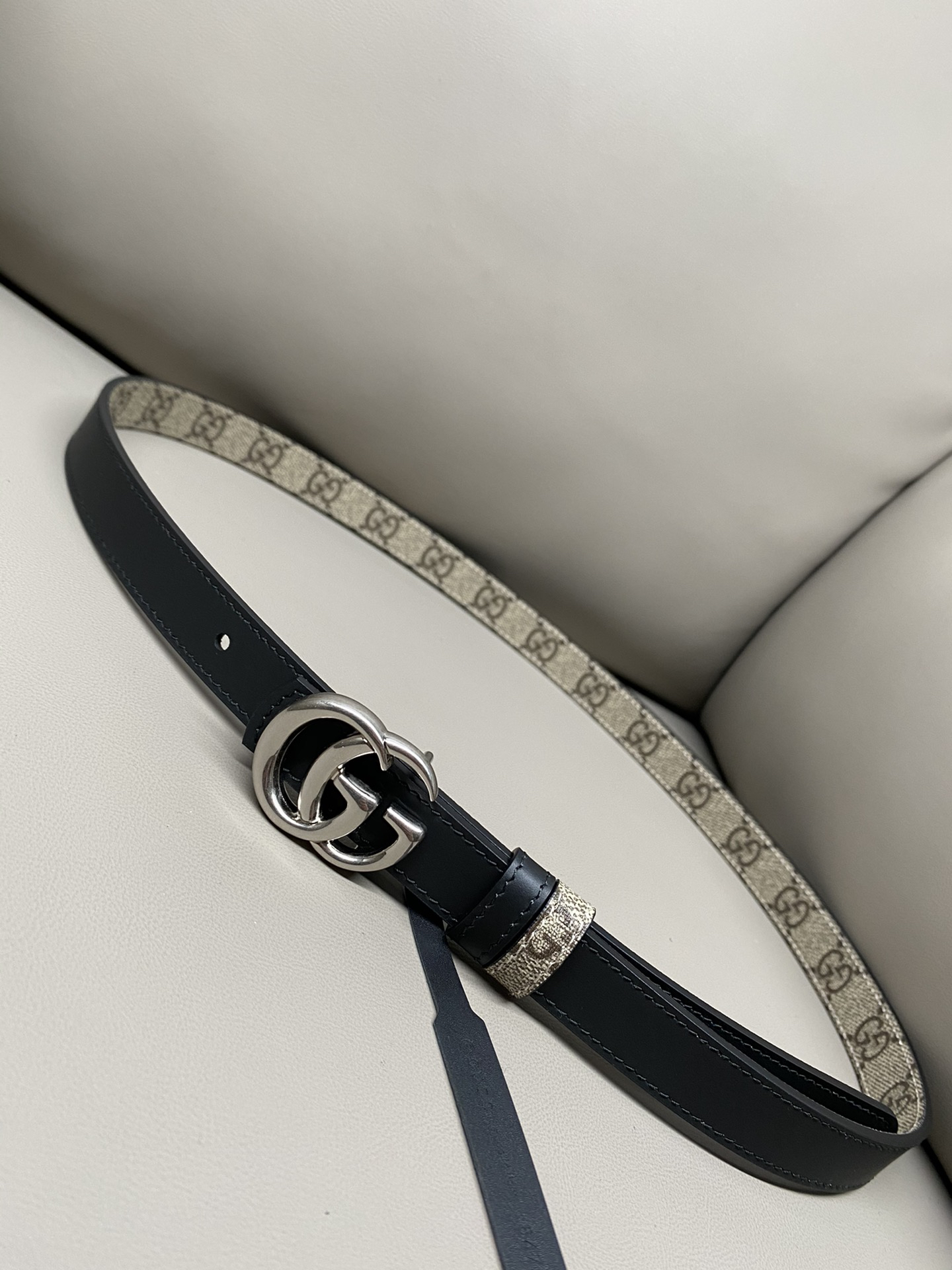 [TOP] GUCCI Belt 2 cm - Black - 711 Luxury