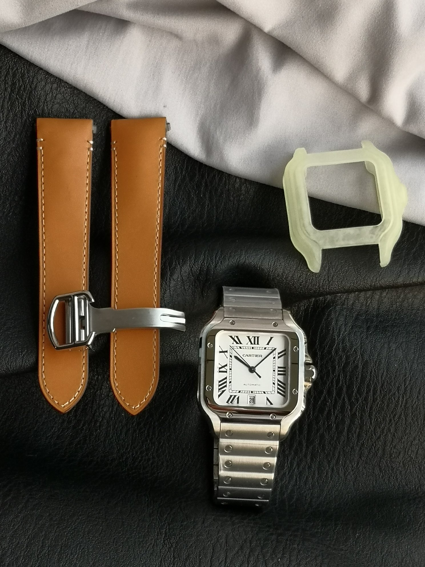 Cartier Santos Series Wssa0018 Watch #389521