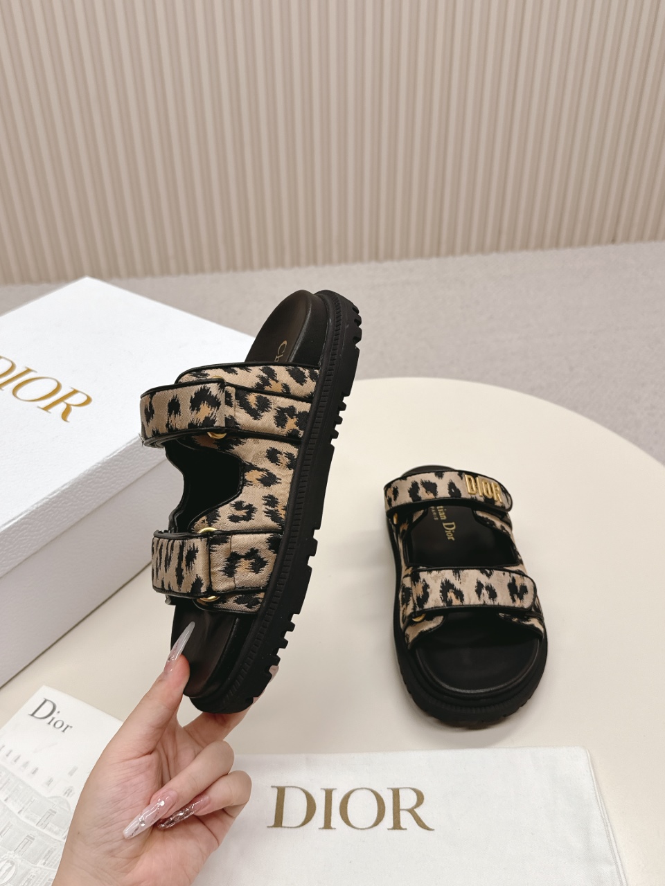 [TOP] Christian Dior Sandals - Black - 711 Luxury