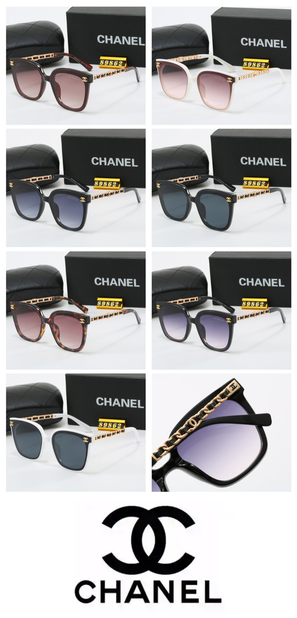 [TOP] CHANEL Sunglasses - 7 Colors - 711 Luxury