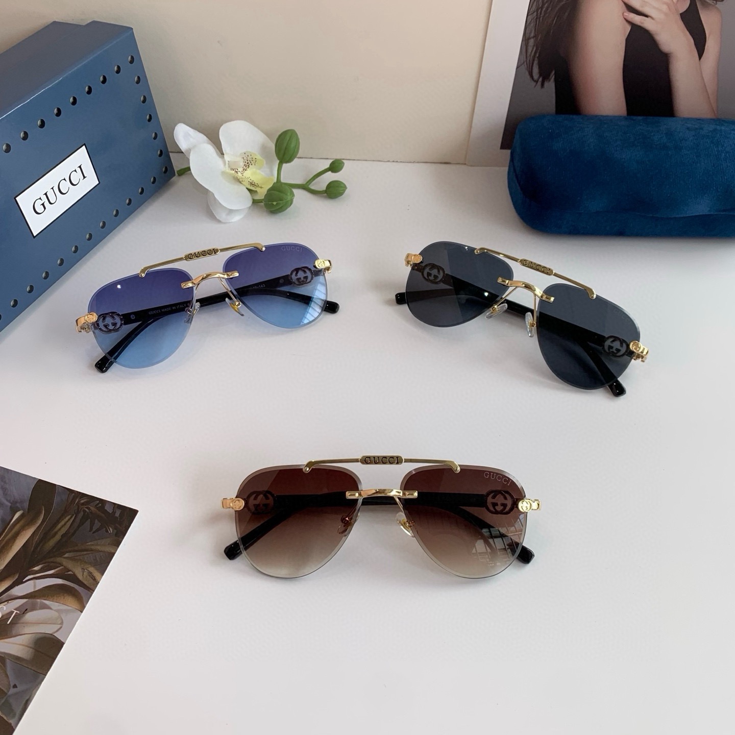 [TOP] GUCCI Sunglasses - 3 Colours