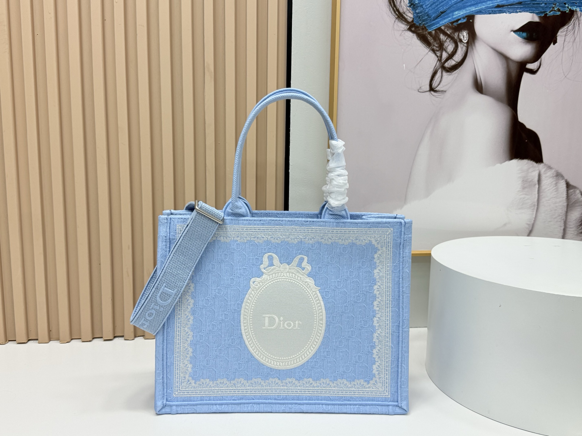 [TOP] Christian Dior  Book Tote Bag - 3 Sizes - Blue