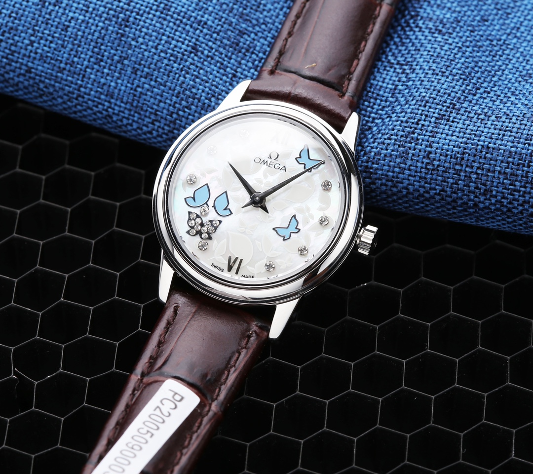 [TOP] OMEGA Watch 27.4mm - Silver/Brown