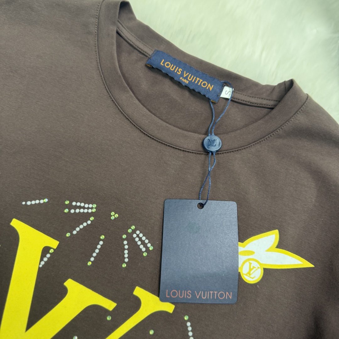 [TOP] Louis Vuitton LV T-shirt - Brown