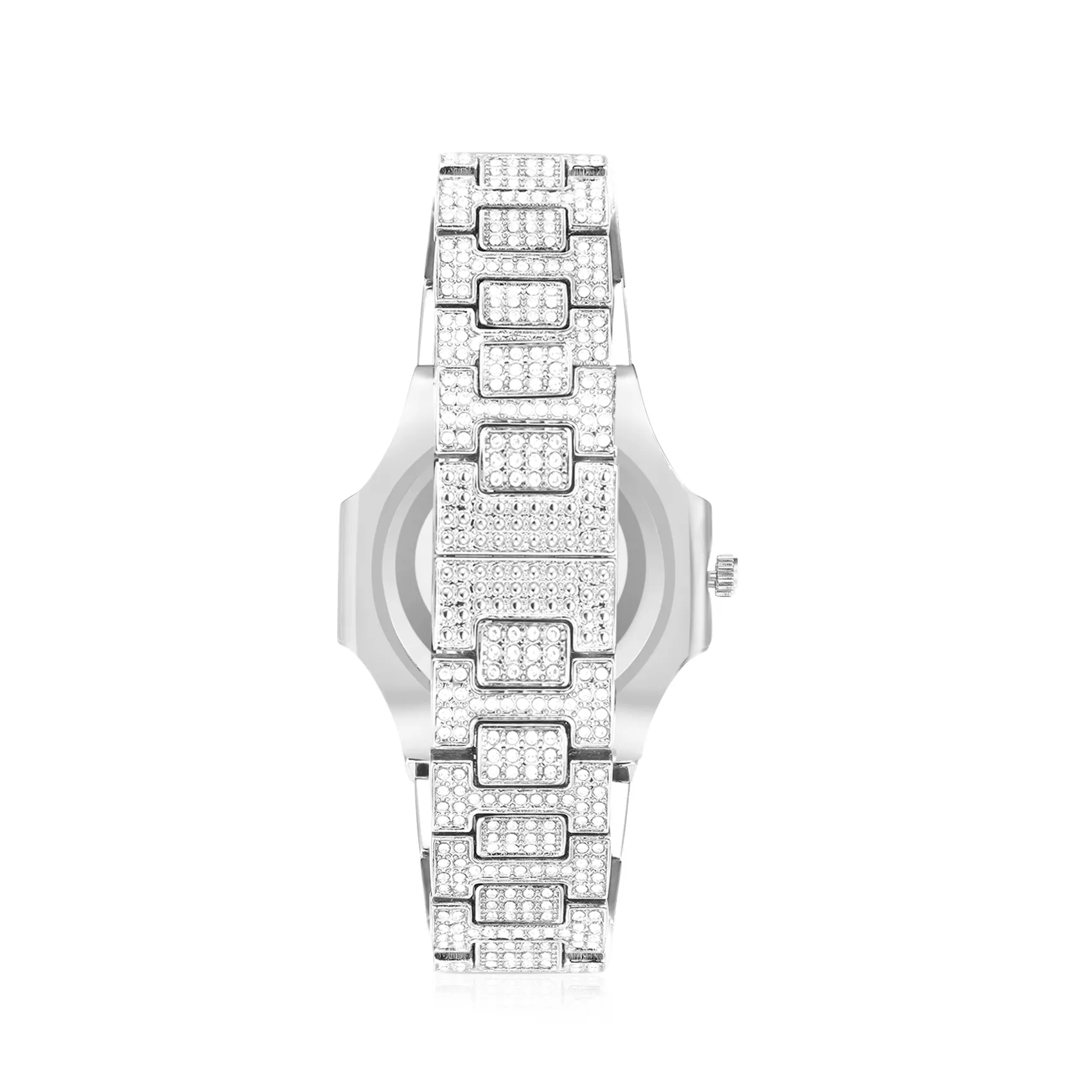 Round Cut Diamond Water Resistant Women's Quartz Watch