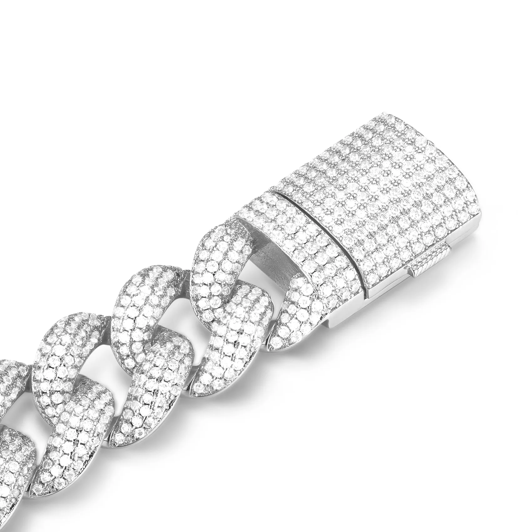 15mm Mars Round Cut Miami Cuban Bracelet