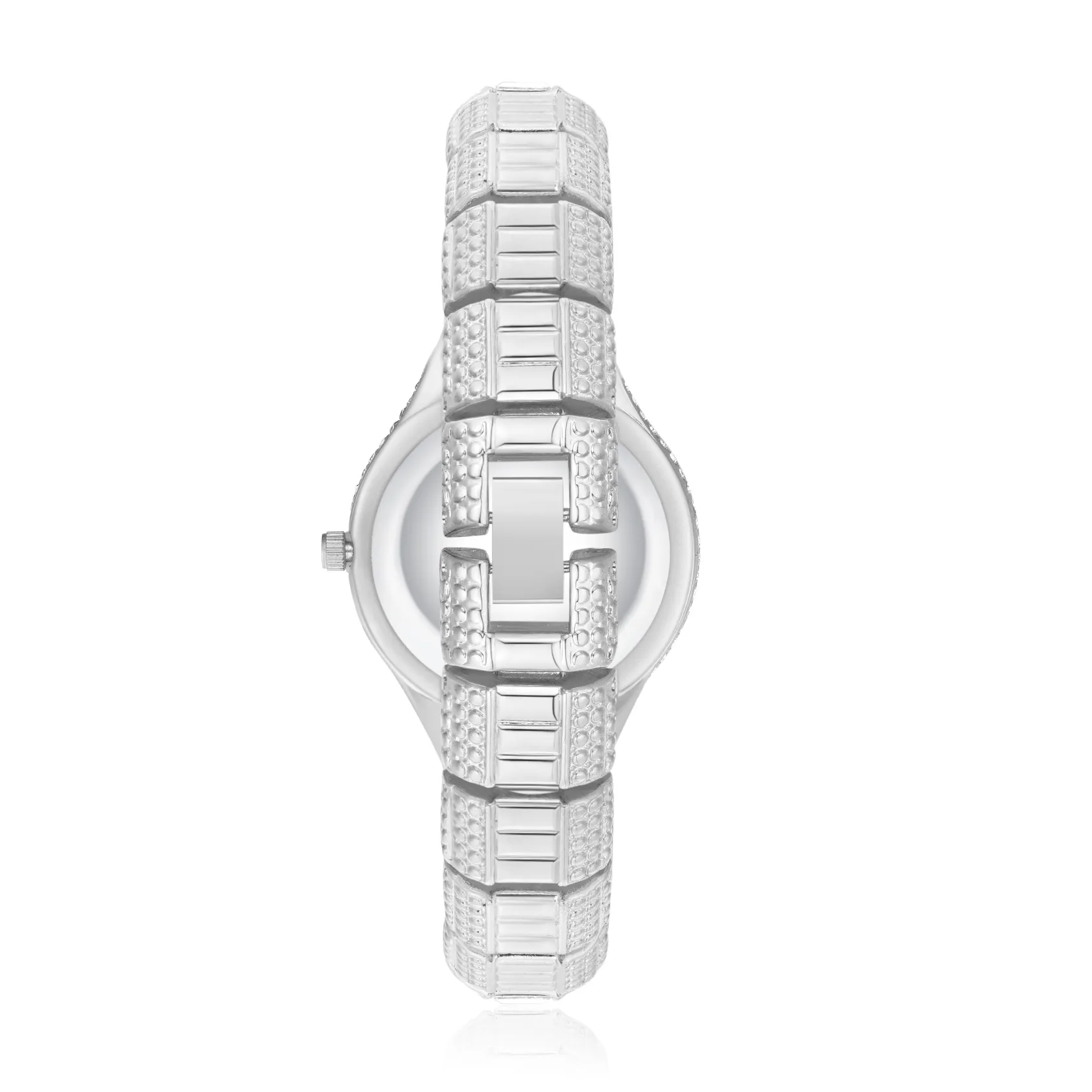 Emerald Cut Diamond Water Resistant Women's Quartz Watch