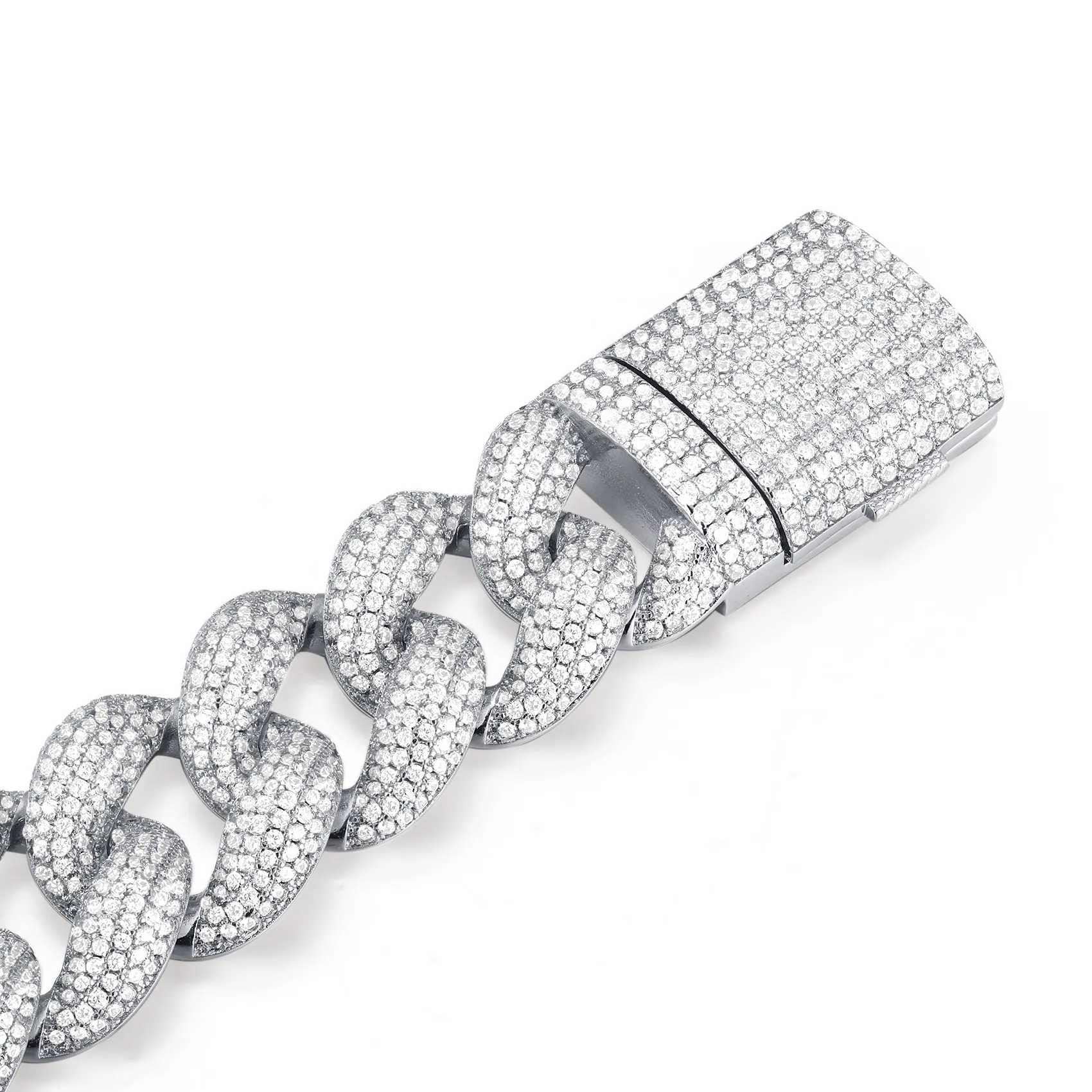 18mm Mars Round Cut Miami Cuban Bracelet