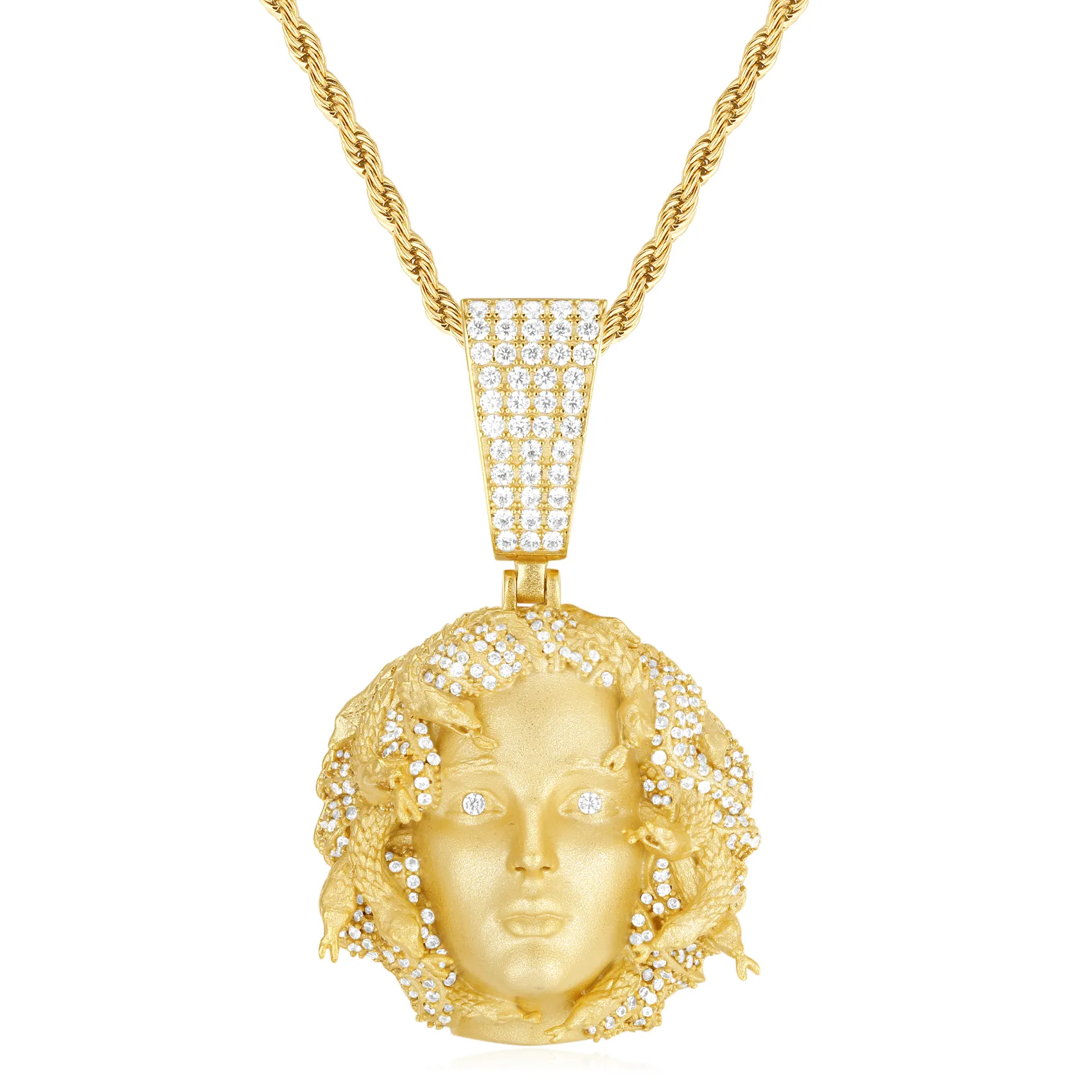 Medusa Statue Pendant