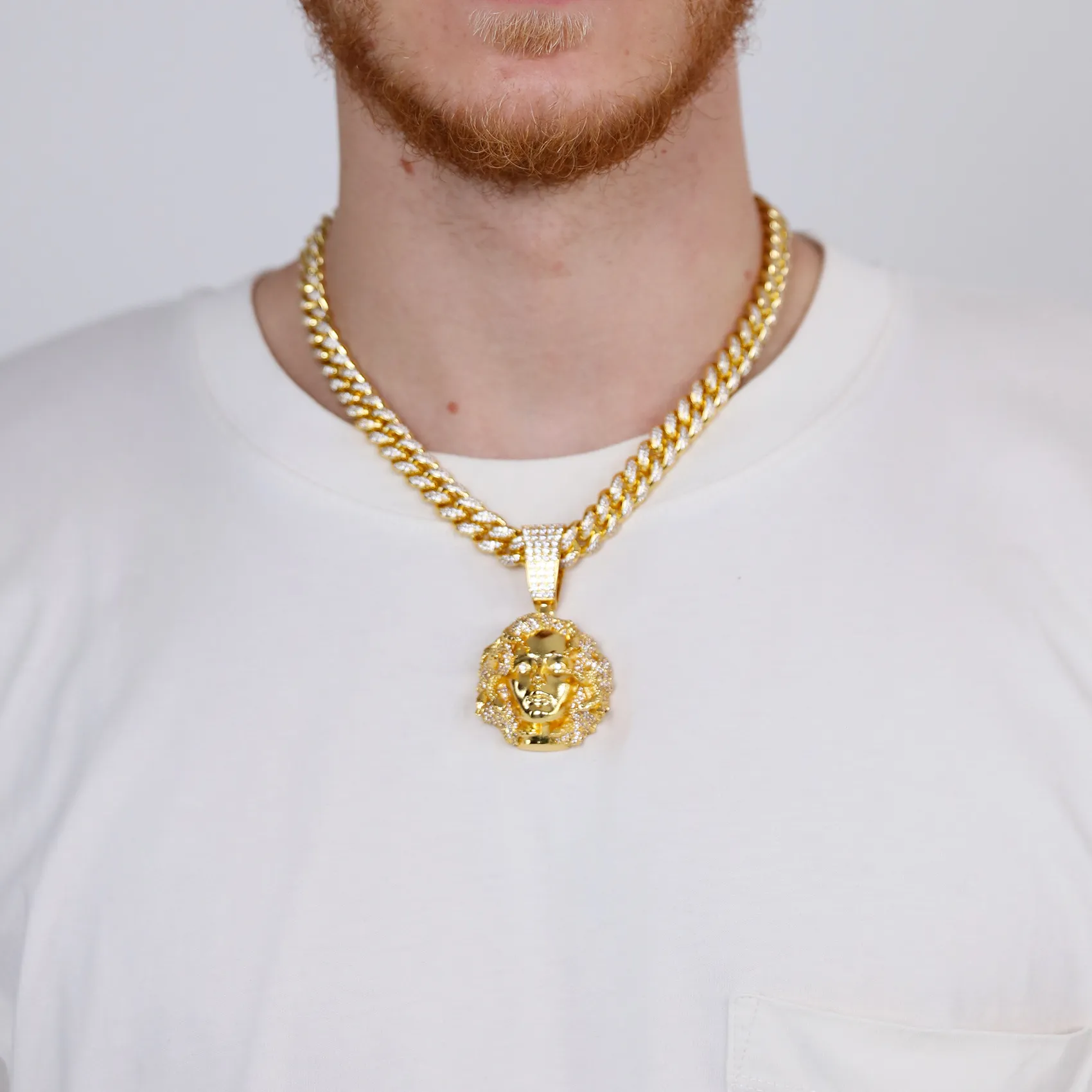 Medusa Statue Pendant