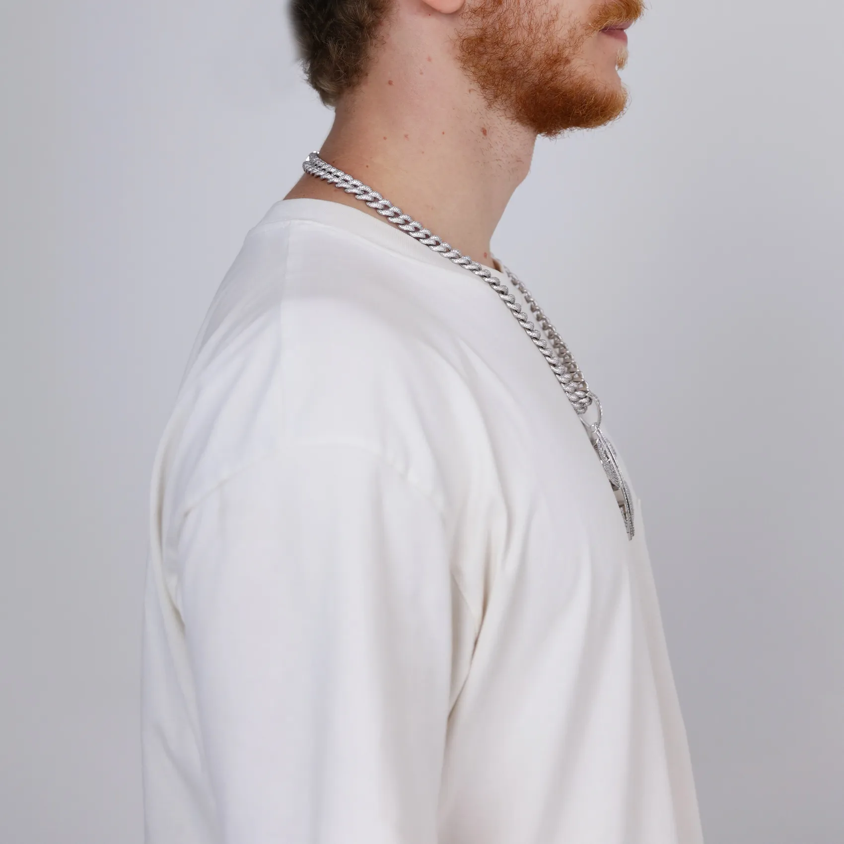 14K Gold Dollar Sign Pendant