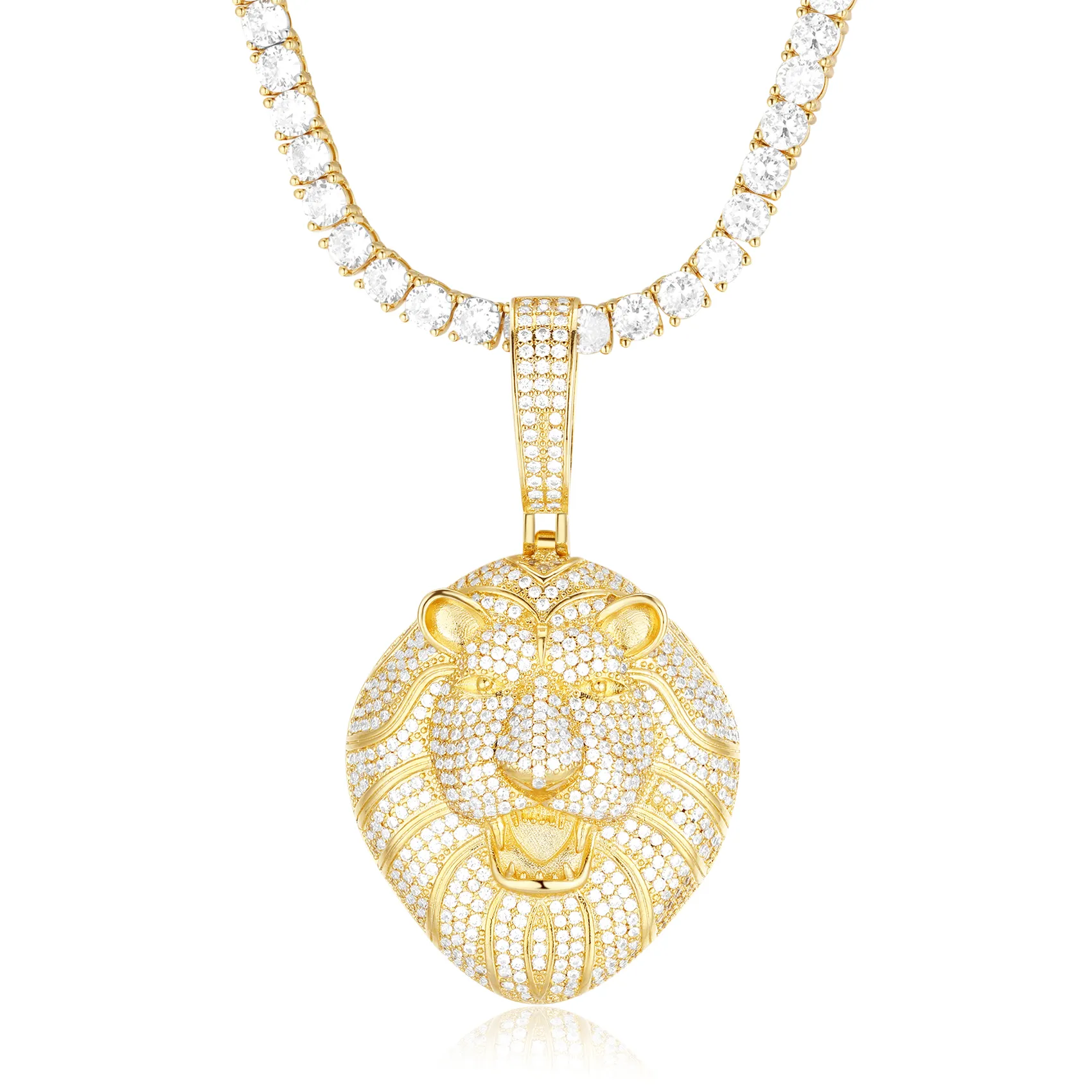Beast Lion Head Pendant