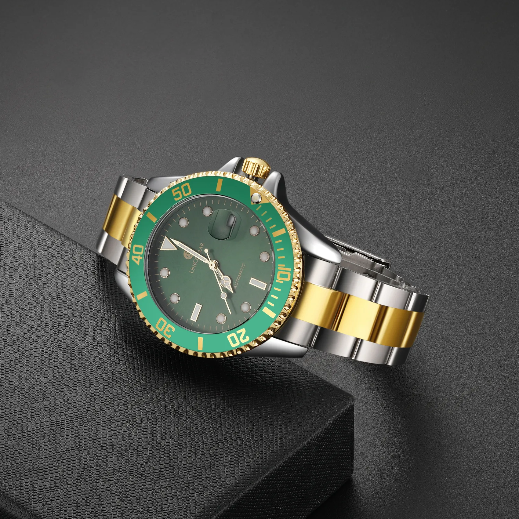 Green Water Ghost Water Resistant Automatic Mechanical Men's Watch