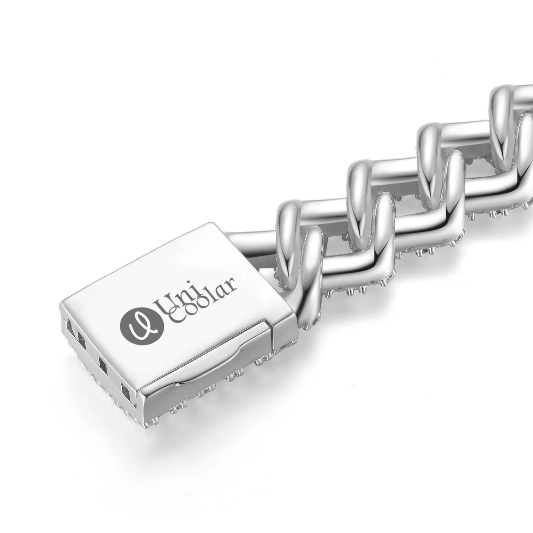 15mm Emerald Cut Prong Bracelet