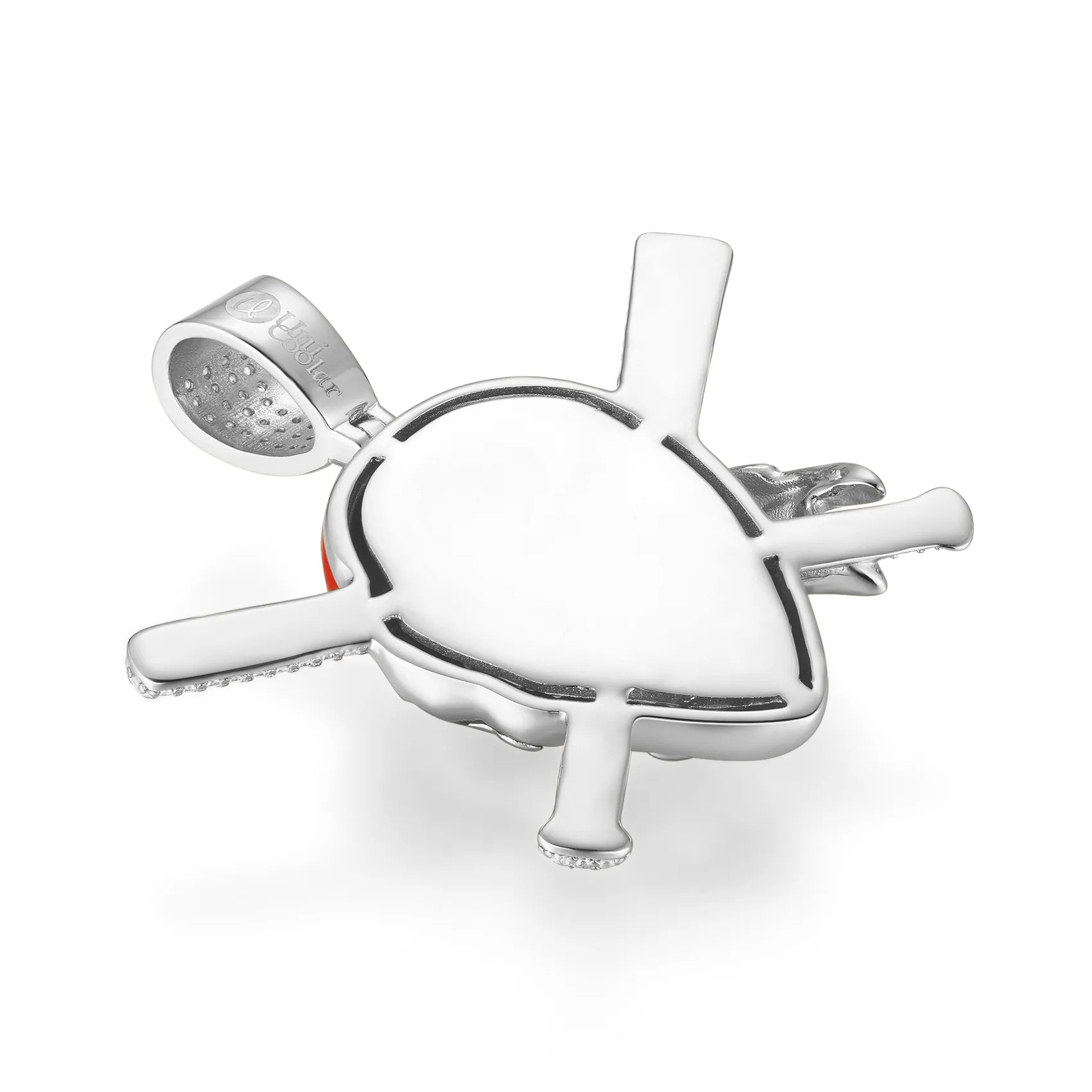 Christmas Gift-14K Gold Enamel Aden Gulf Pirate Pendant