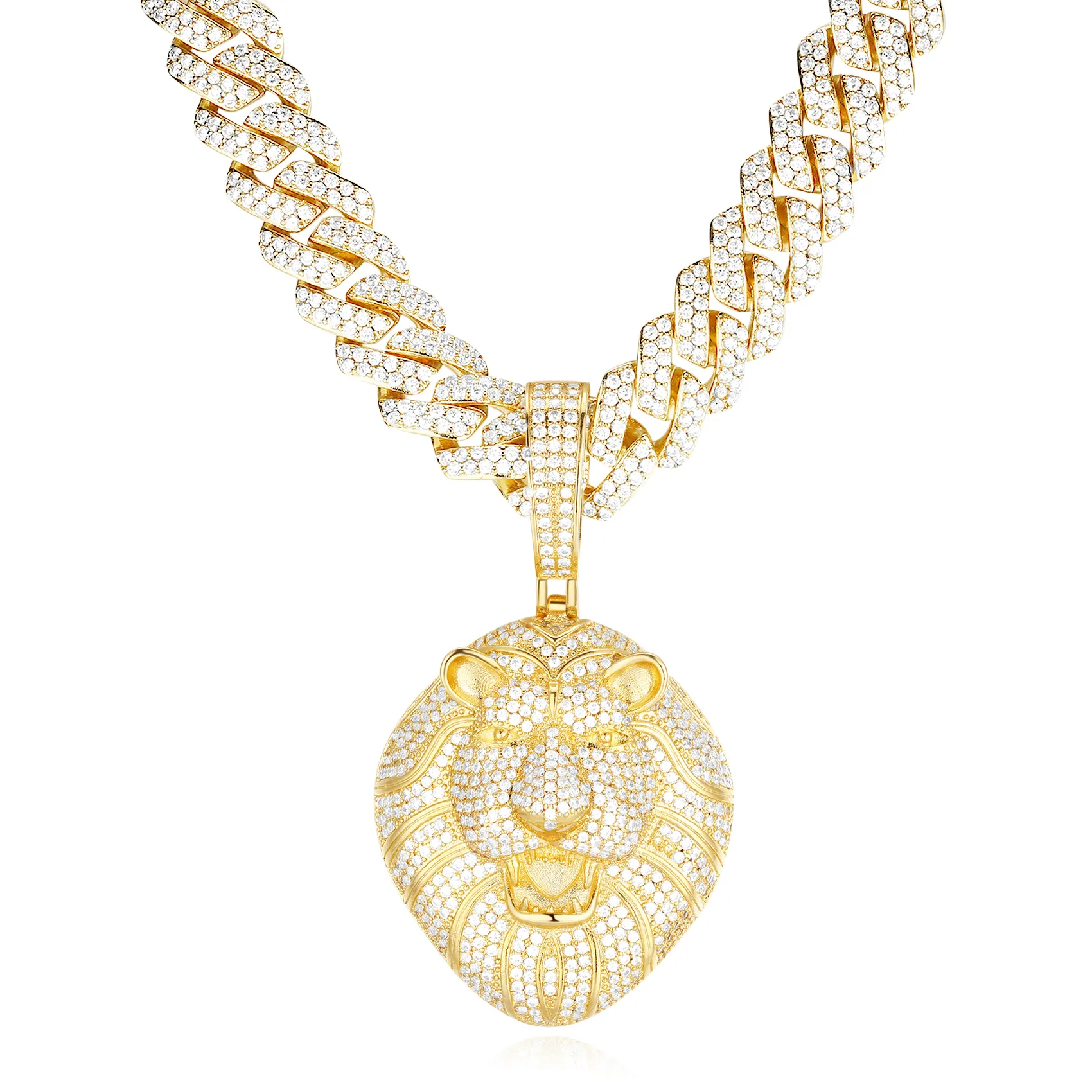 Beast Lion Head Pendant