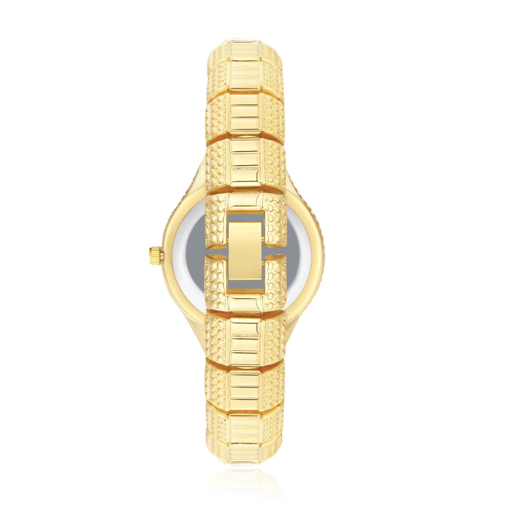 Emerald Cut Diamond Water Resistant Women's Quartz Watch