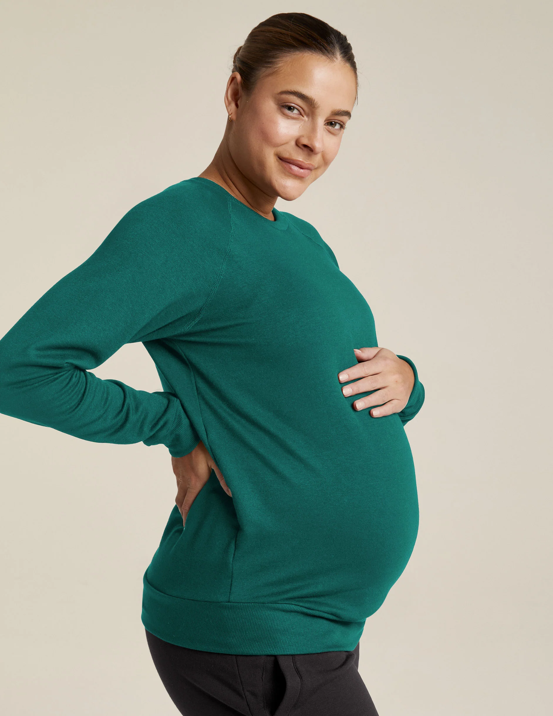 Favorite Raglan Maternity Pullover