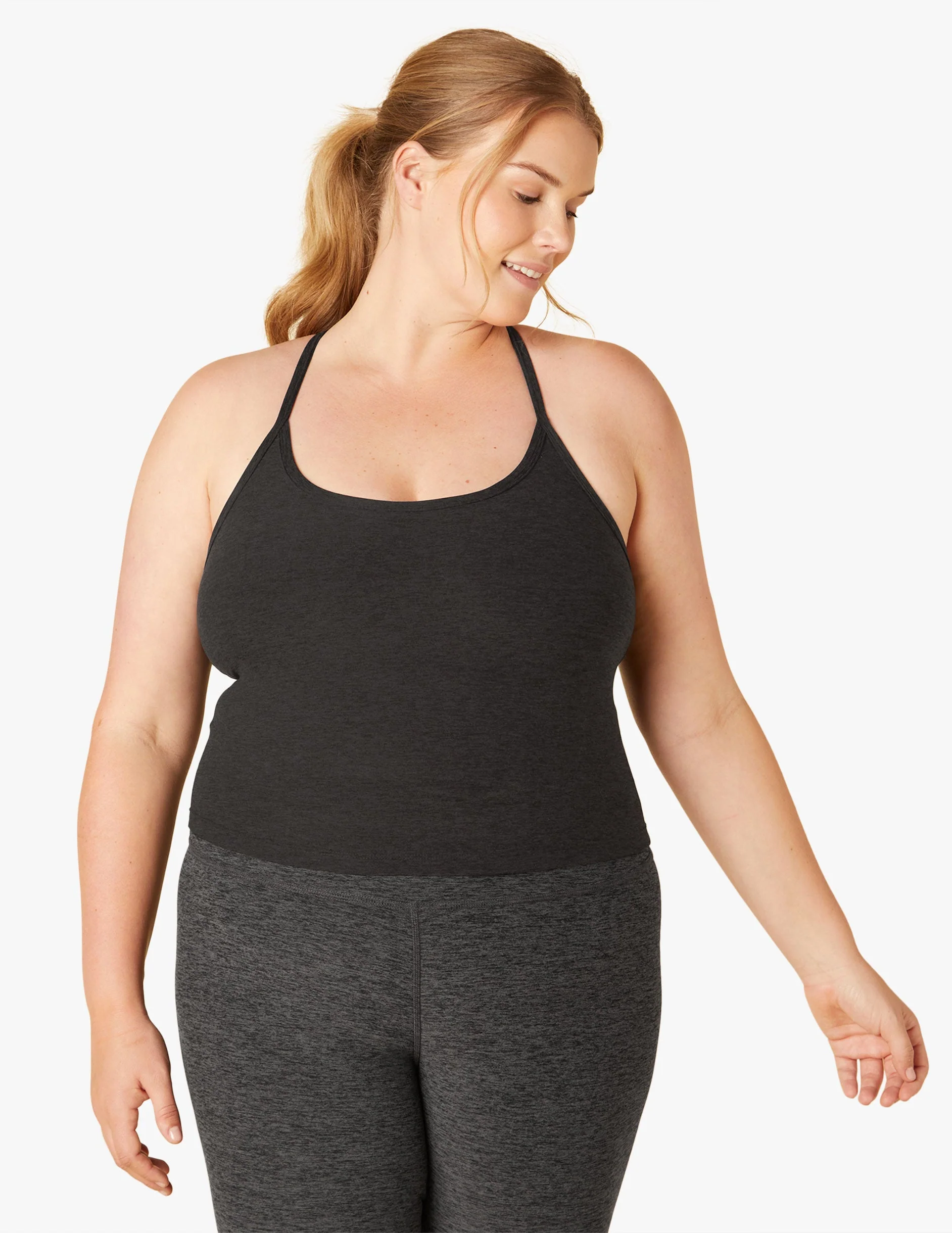 Spacedye Slim Racerback Cropped Tank