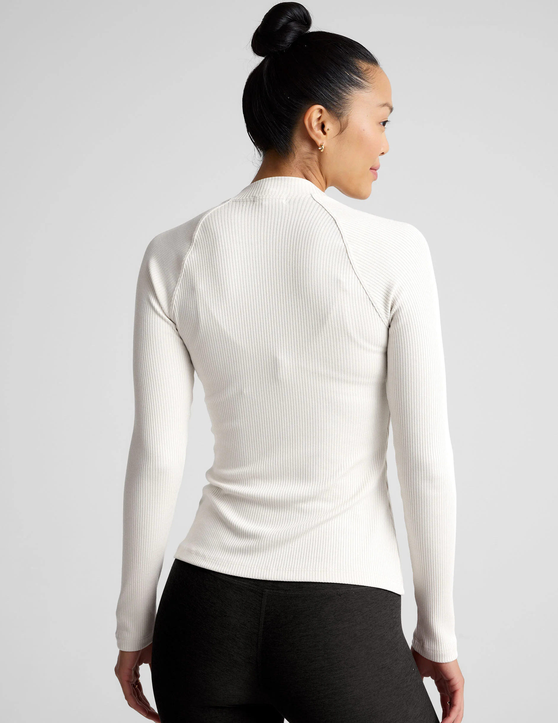 Contours Mock Neck Long Length Top