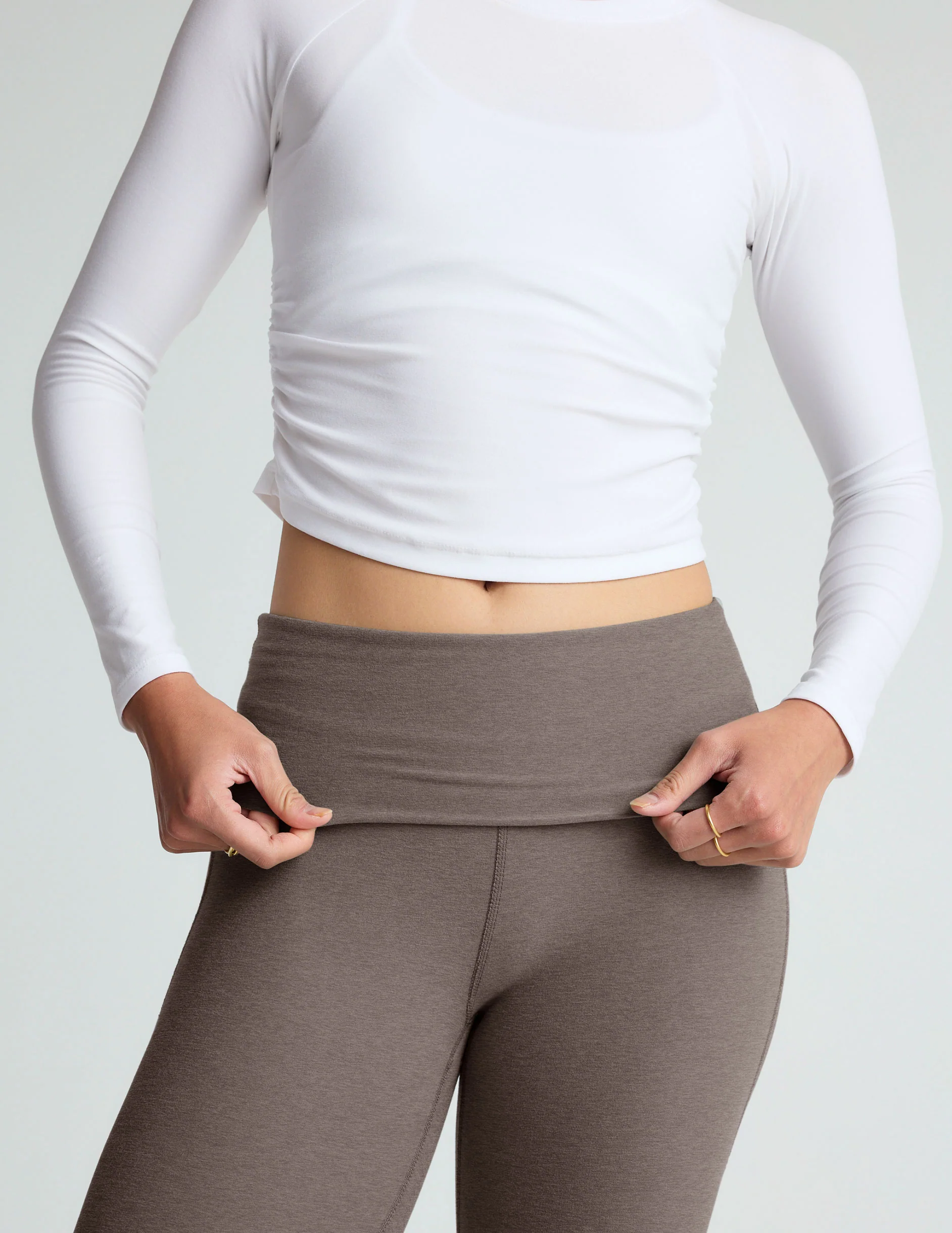 Spacedye Foldover Bootcut Pant