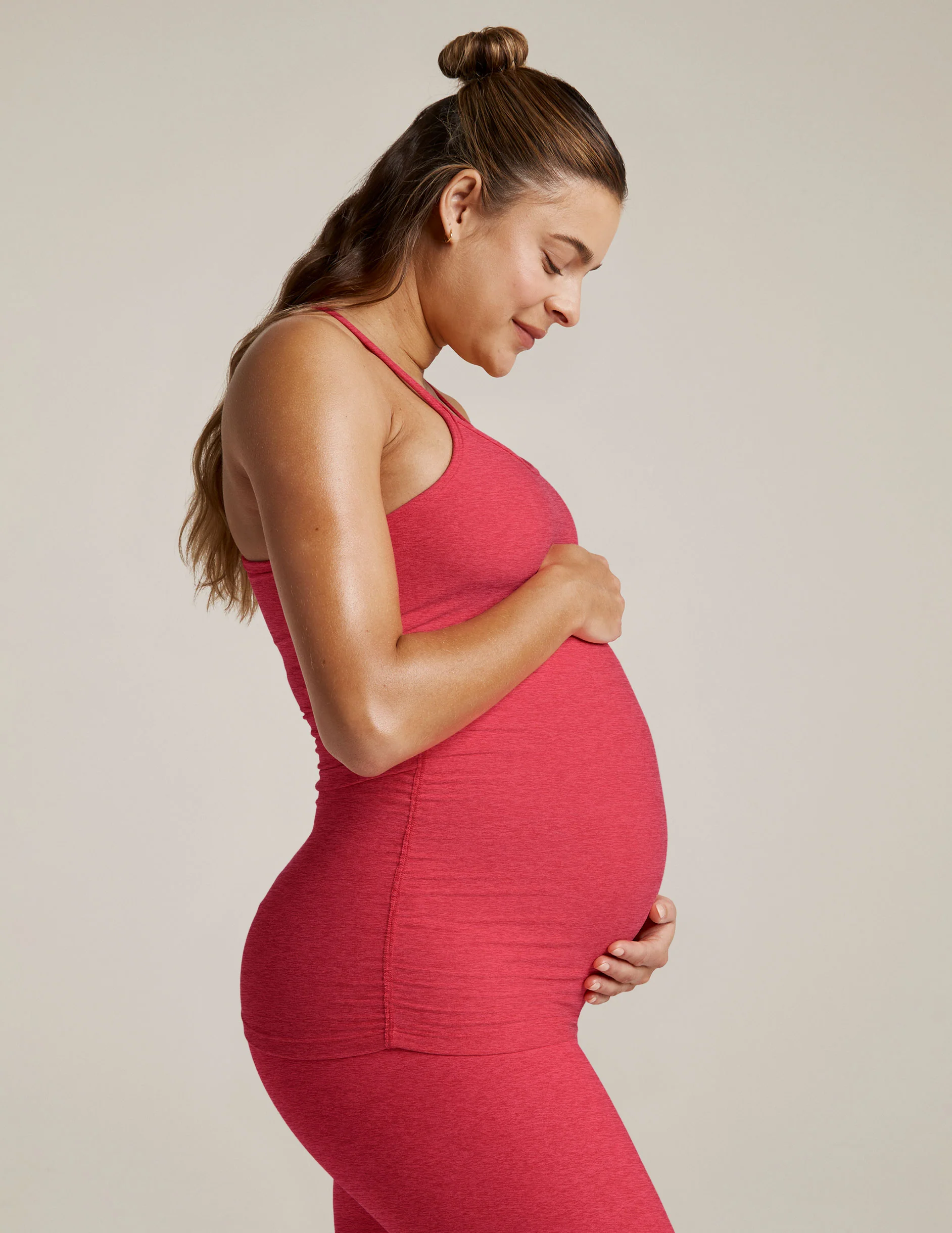 Spacedye Keep Your Cool Maternity Slim Racerback Tank