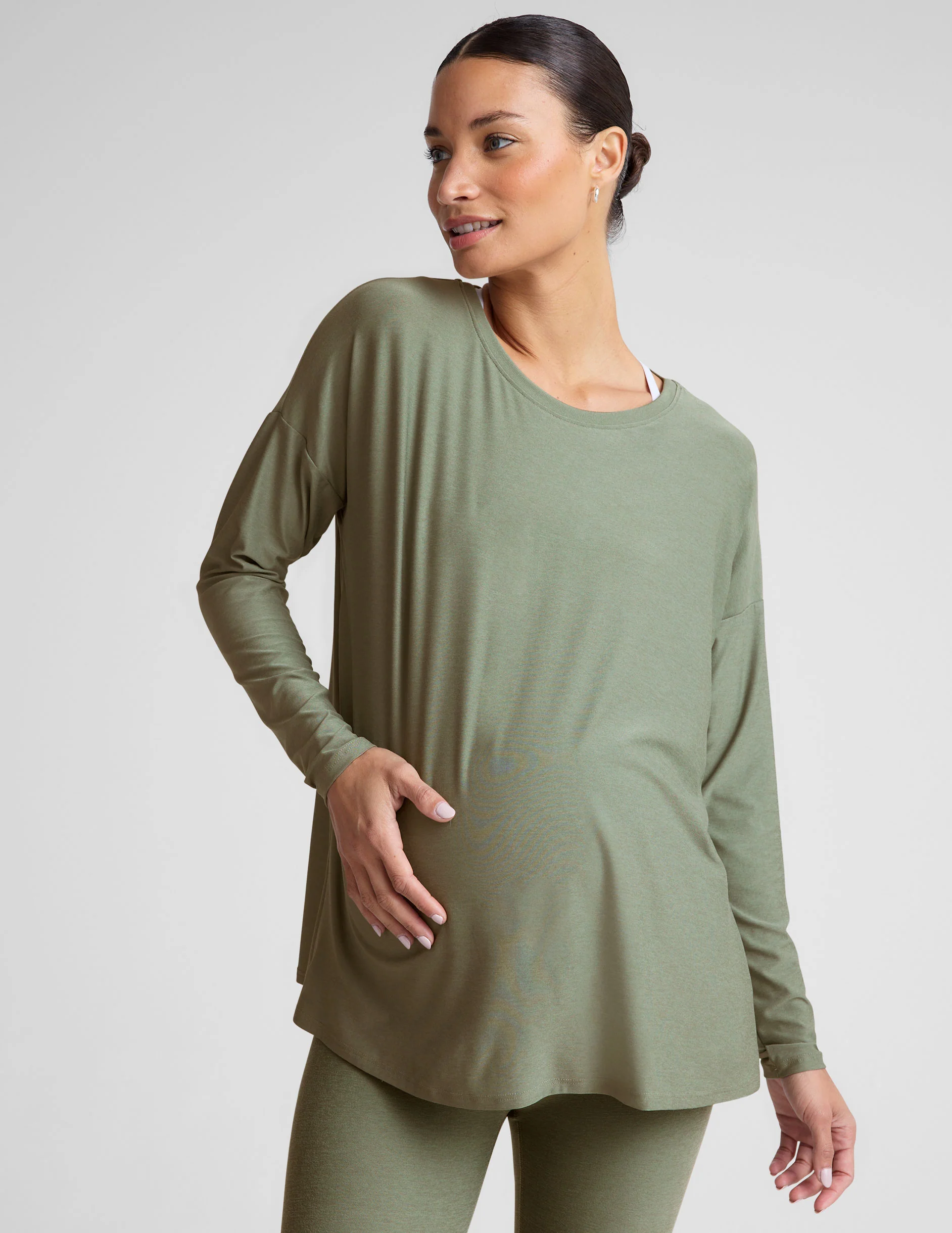 Featherweight Feels Like Home Long Sleeve Maternity Top