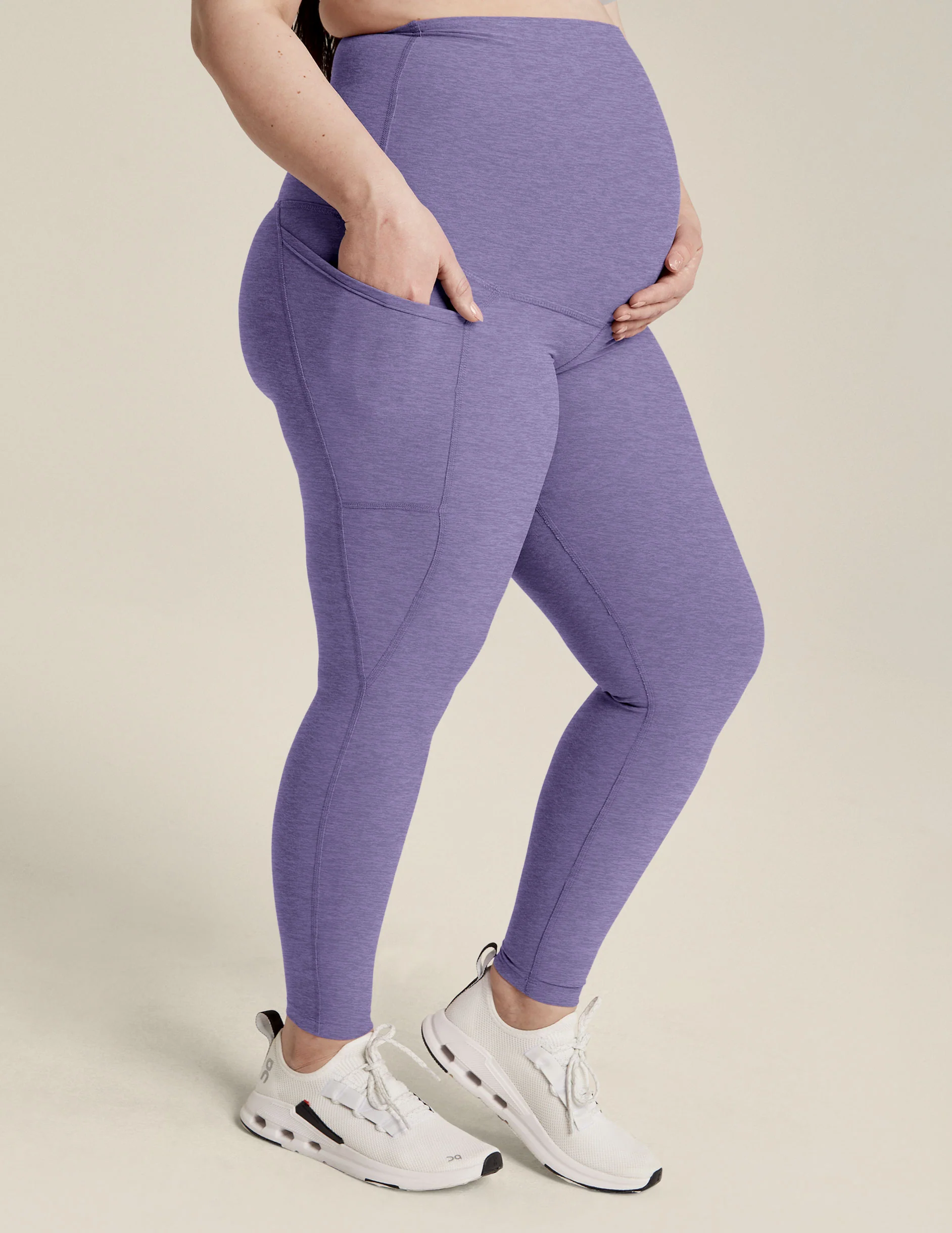Spacedye Love the Bump Maternity Pocket Midi Legging