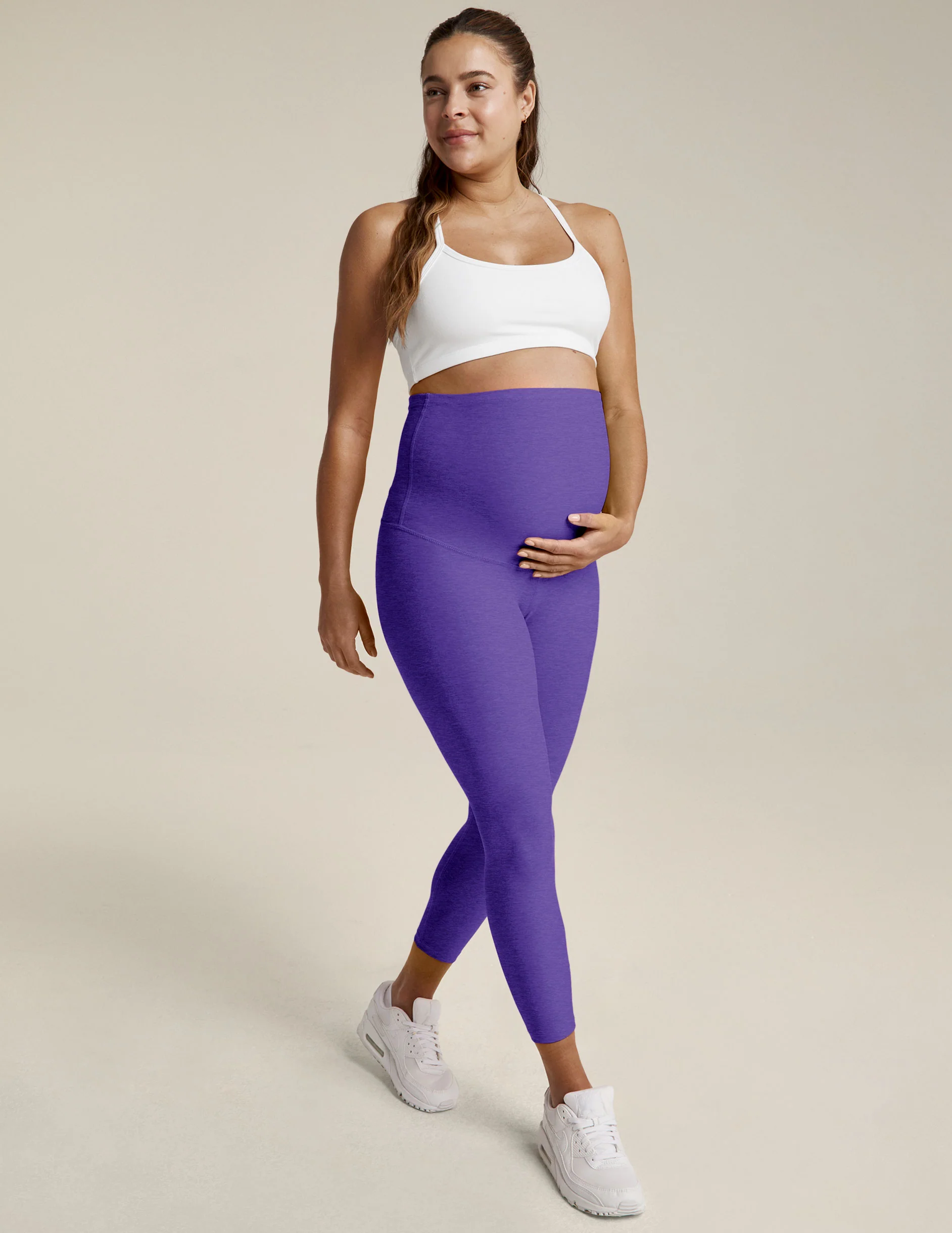 Spacedye Love The Bump Capri Maternity Legging