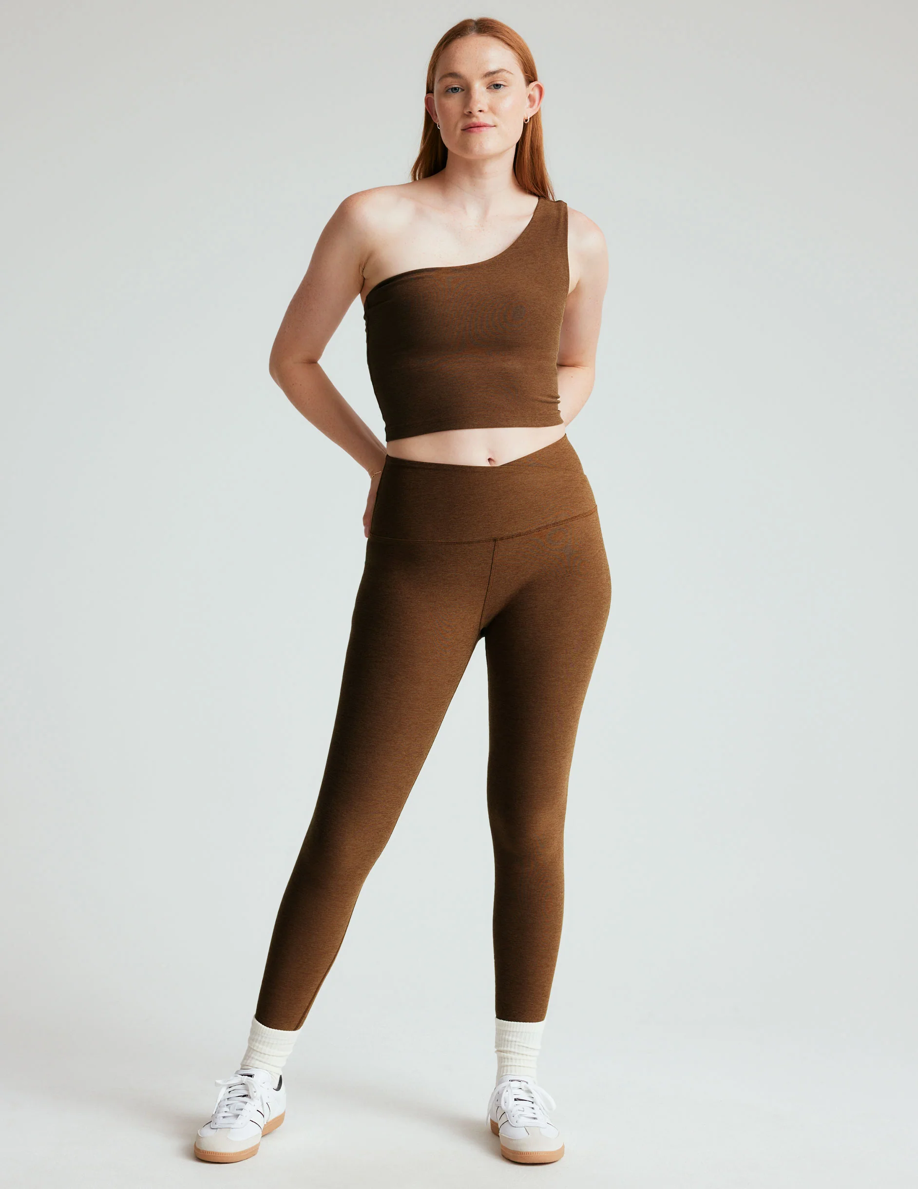 Spacedye The Bold Shoulder Cropped Tank