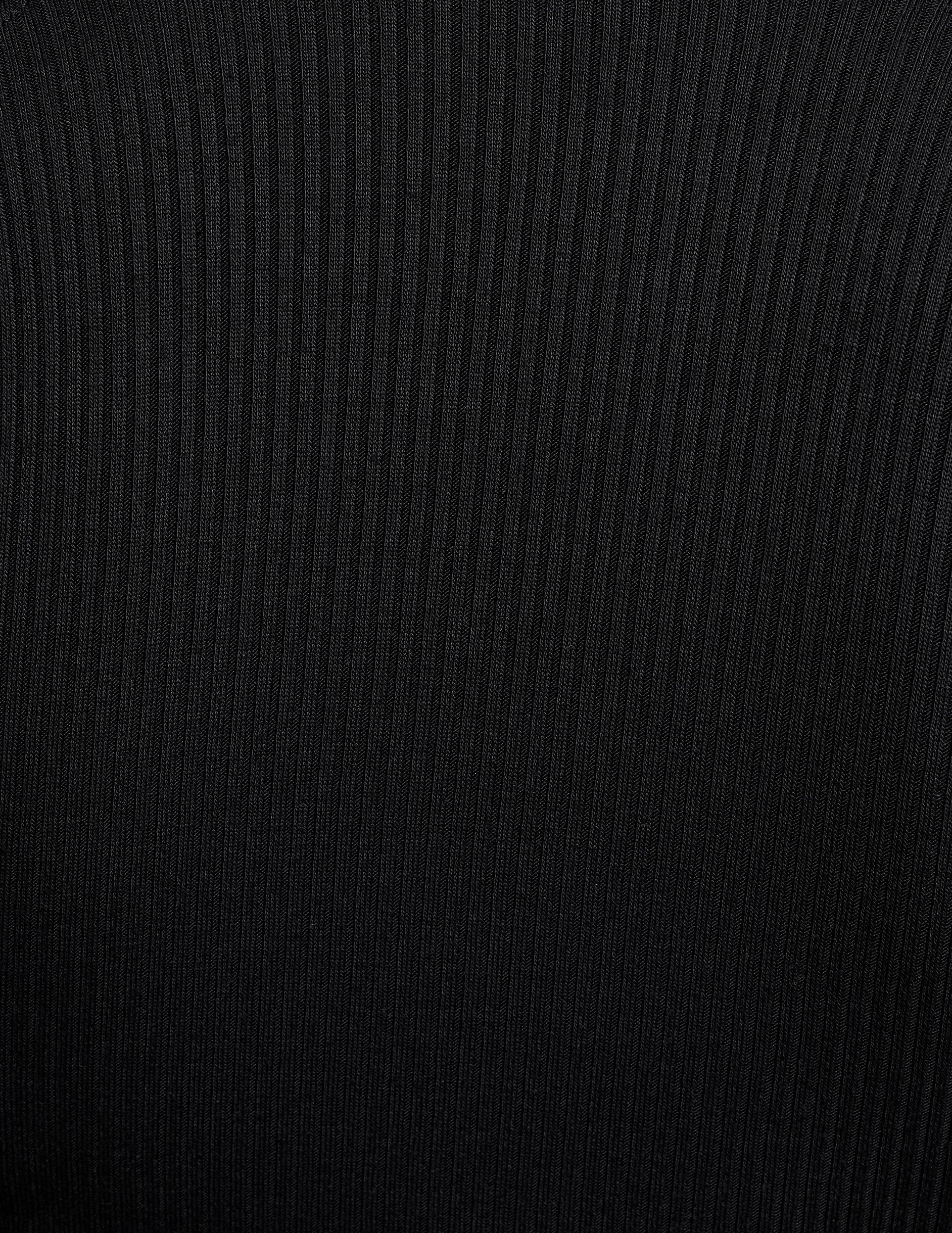 Contours Mock Neck Cropped Top