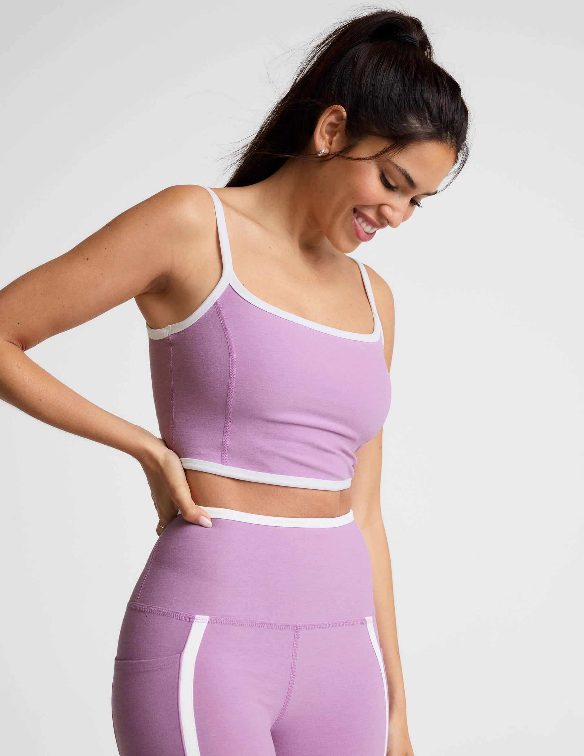 Spacedye New Moves High Cropped Tank