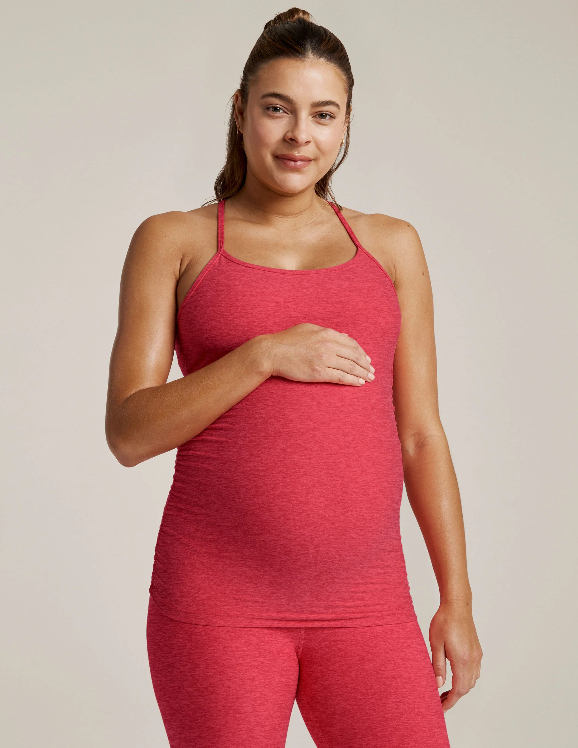 Spacedye Keep Your Cool Maternity Slim Racerback Tank