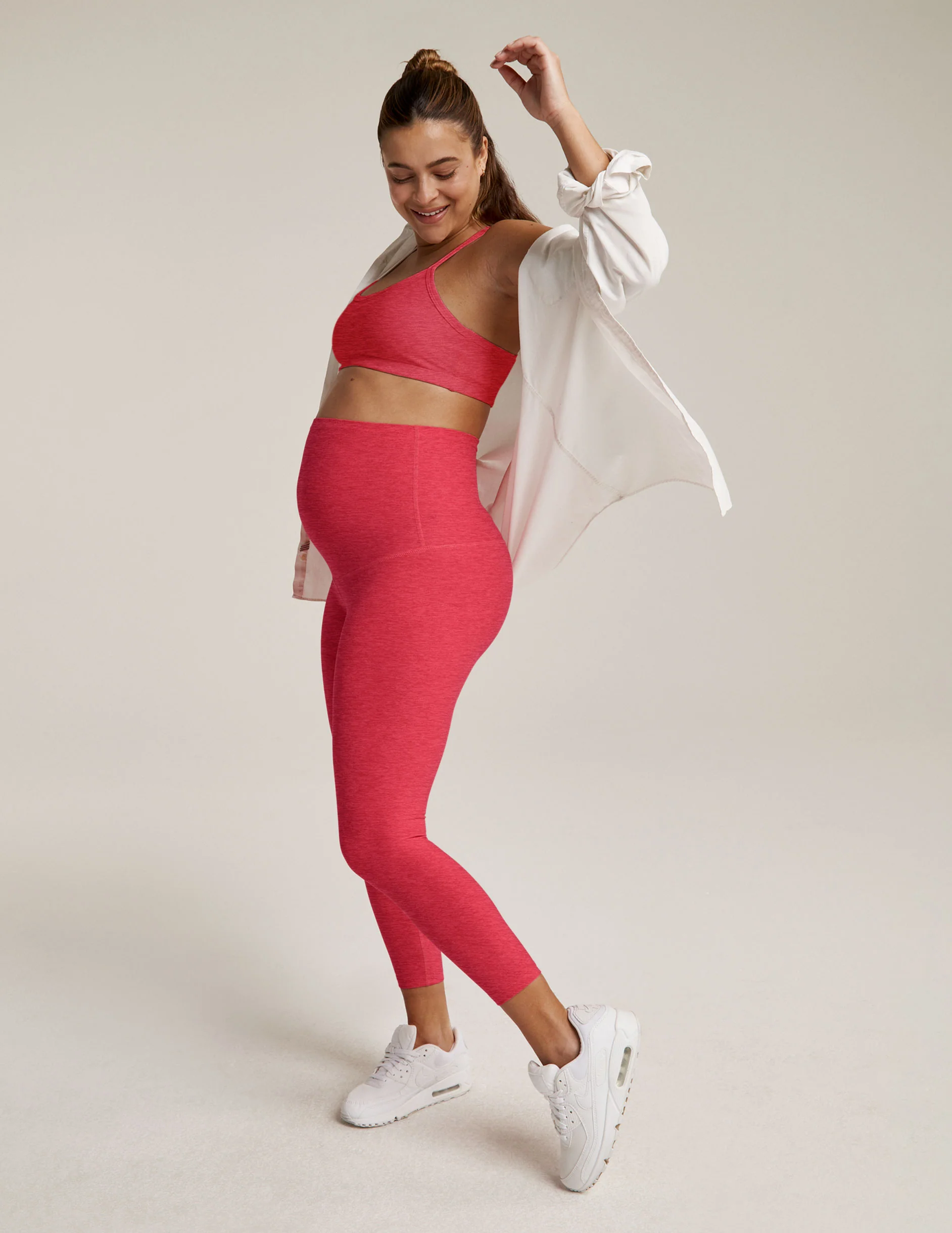 Spacedye Love The Bump Capri Maternity Legging