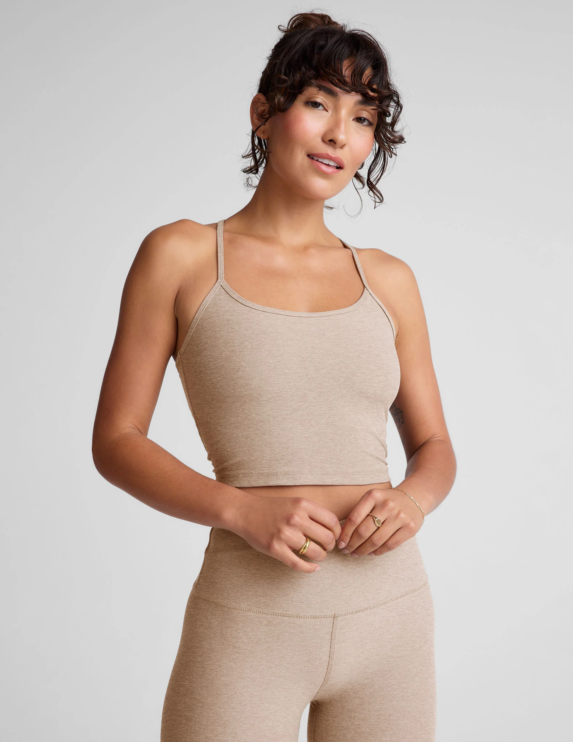 Spacedye Slim Racerback Cropped Tank