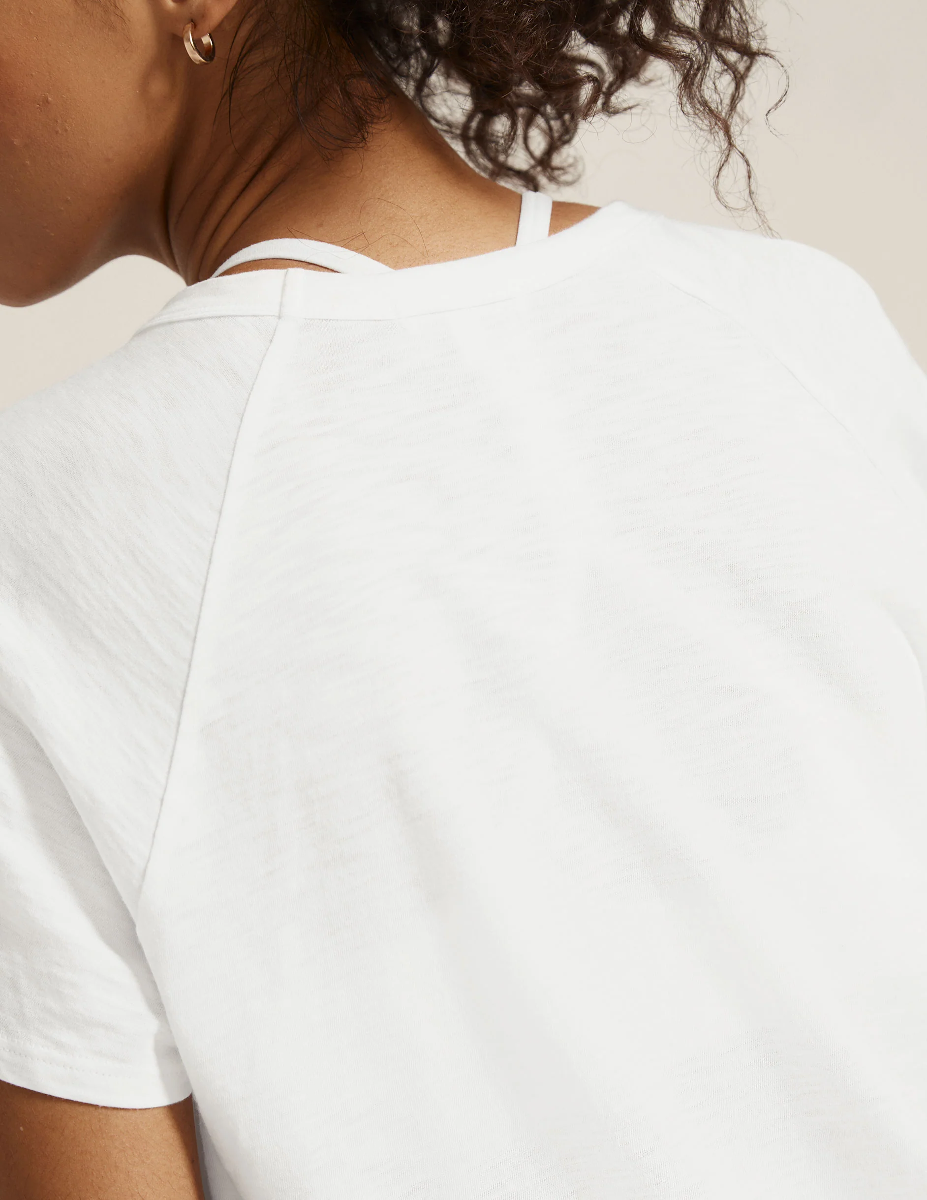 Signature High Low Cropped Tee