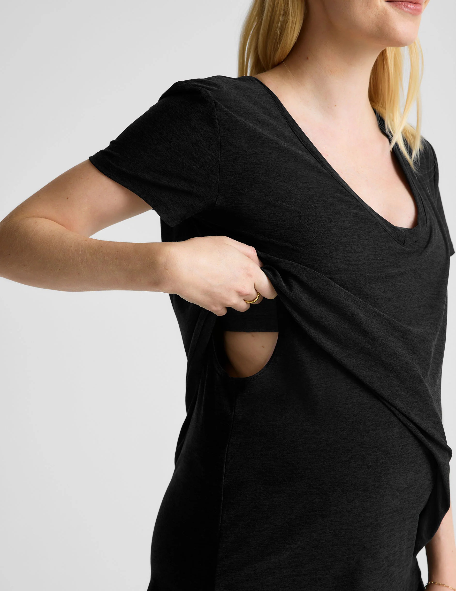 Featherweight Cozy Cover Maternity Nursing Tee