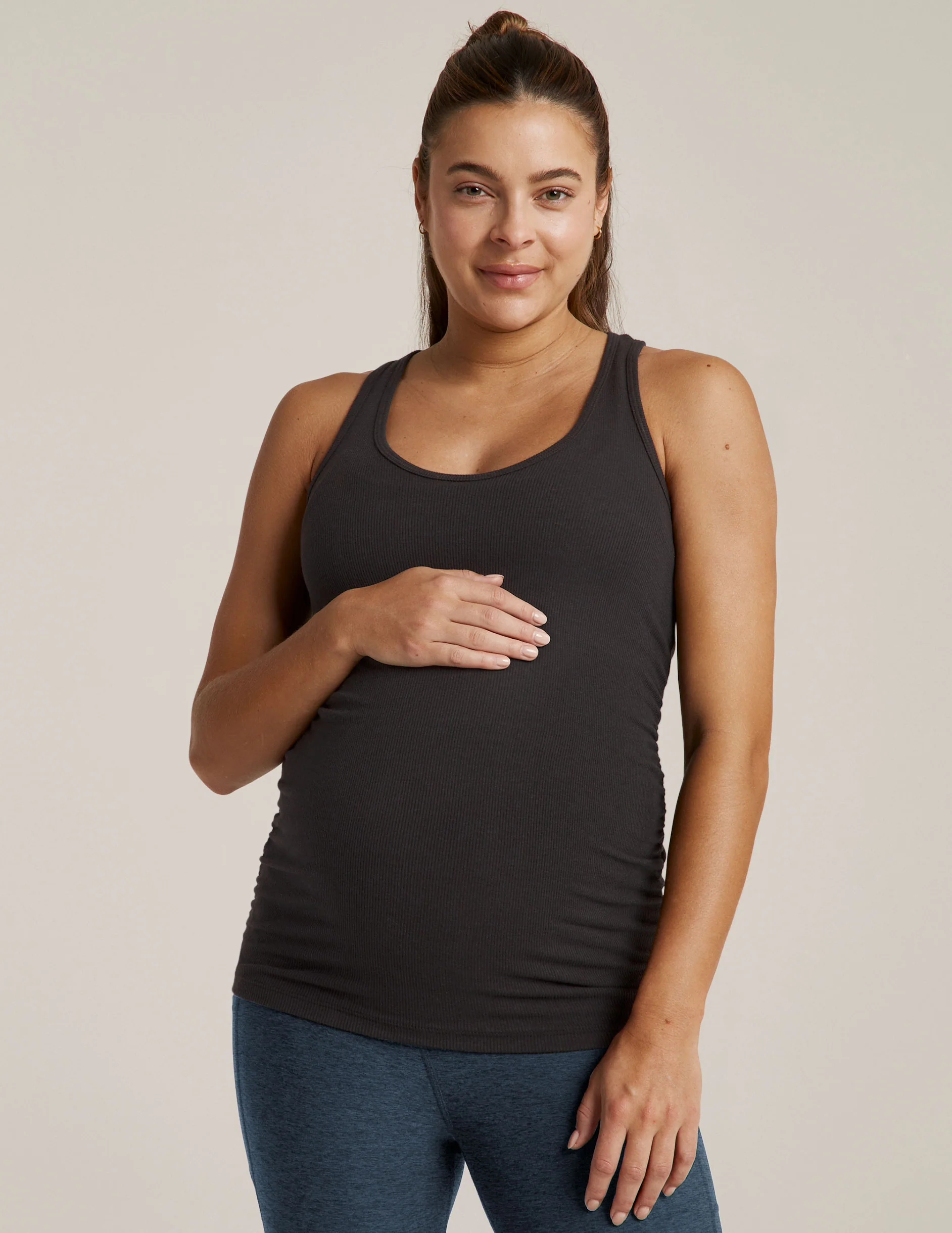 In A Cinch Low V Maternity Tank