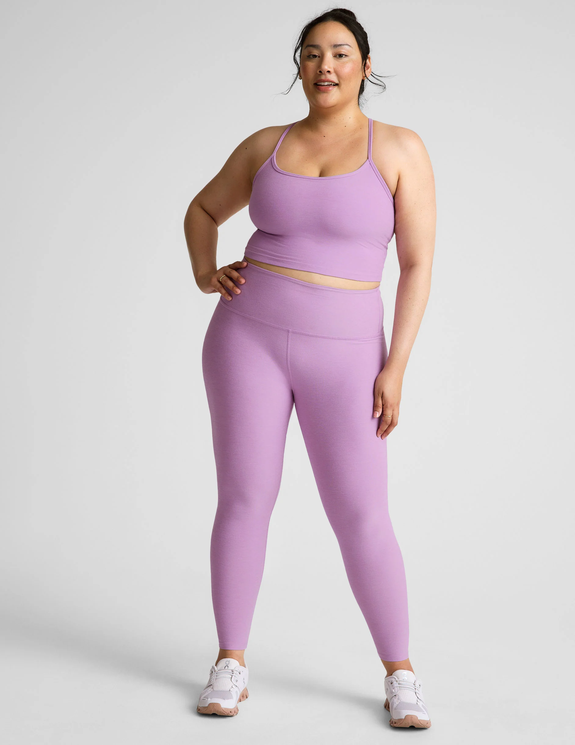 Spacedye Slim Racerback Cropped Tank