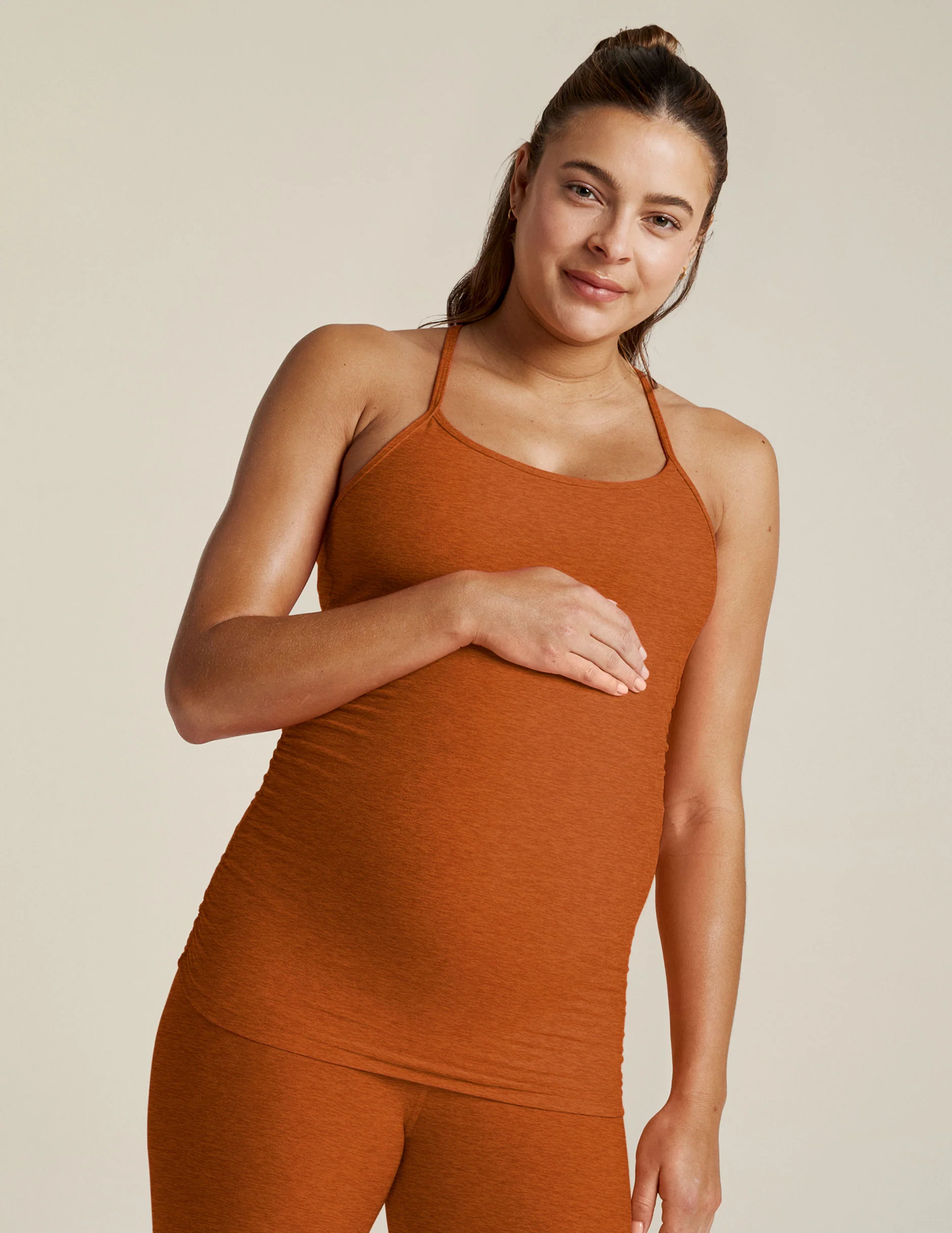 Spacedye Keep Your Cool Maternity Slim Racerback Tank