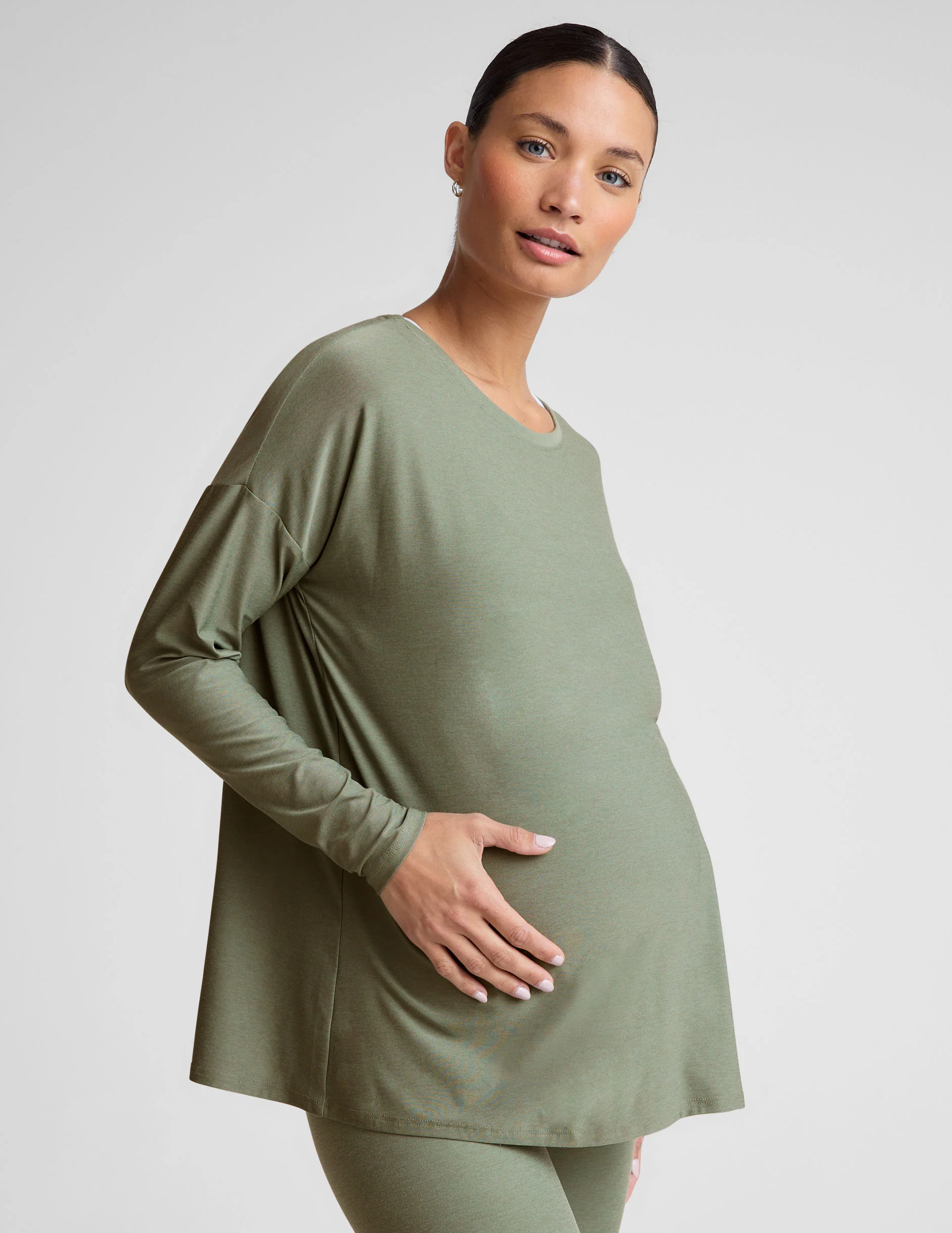 Featherweight Feels Like Home Long Sleeve Maternity Top