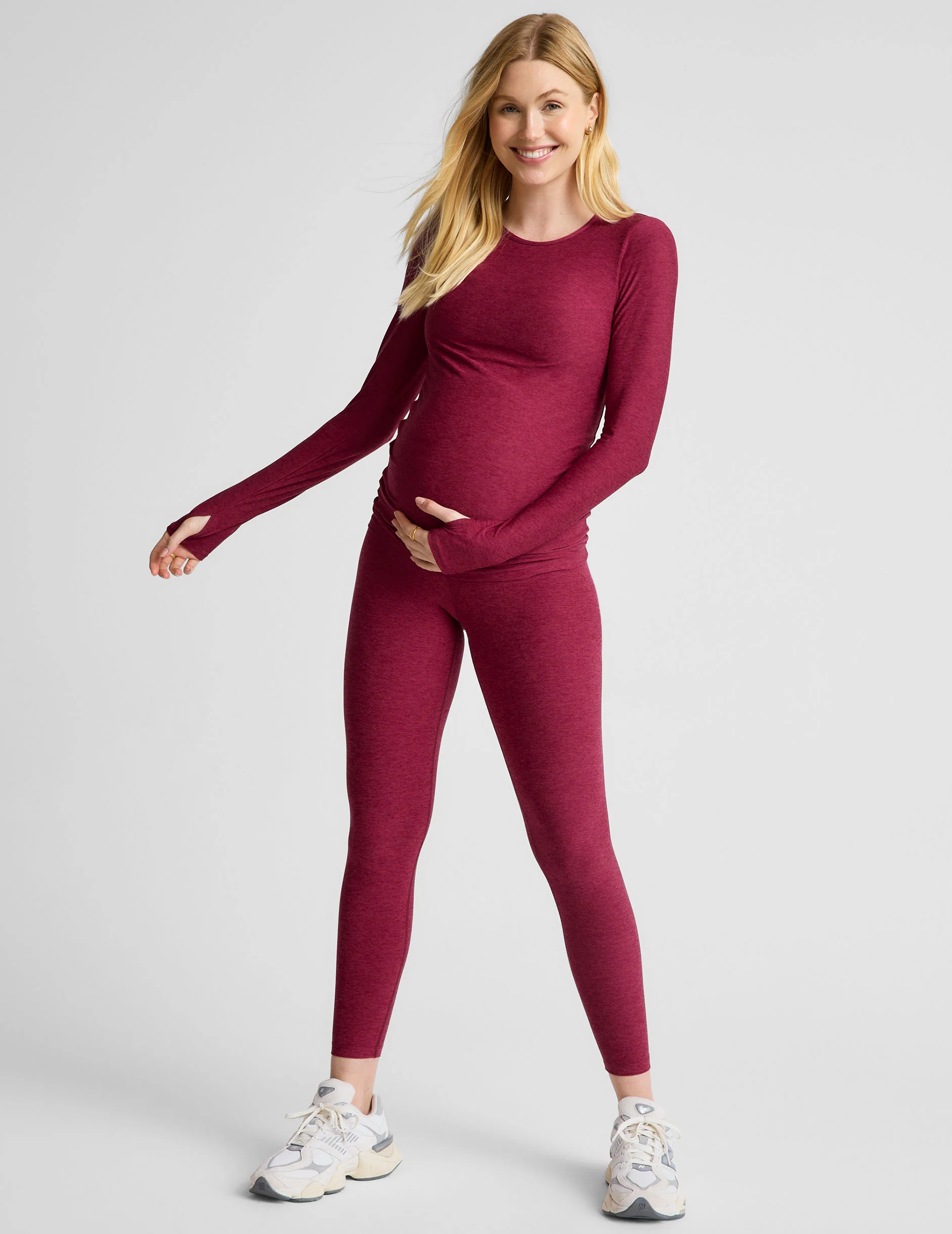 Featherweight Count On Me Maternity Crew Pullover