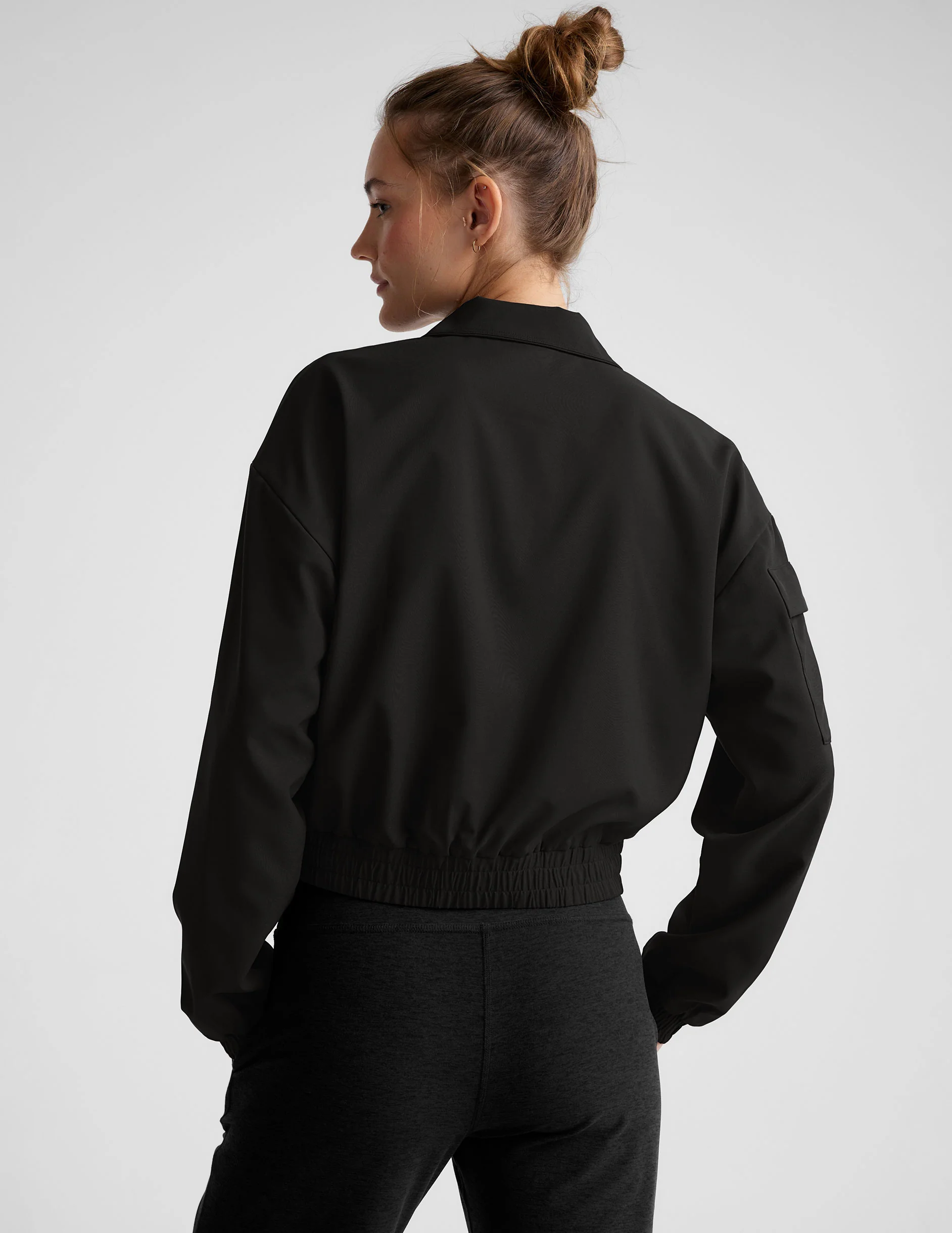 Status Pocket Sleeve Cropped Jacket