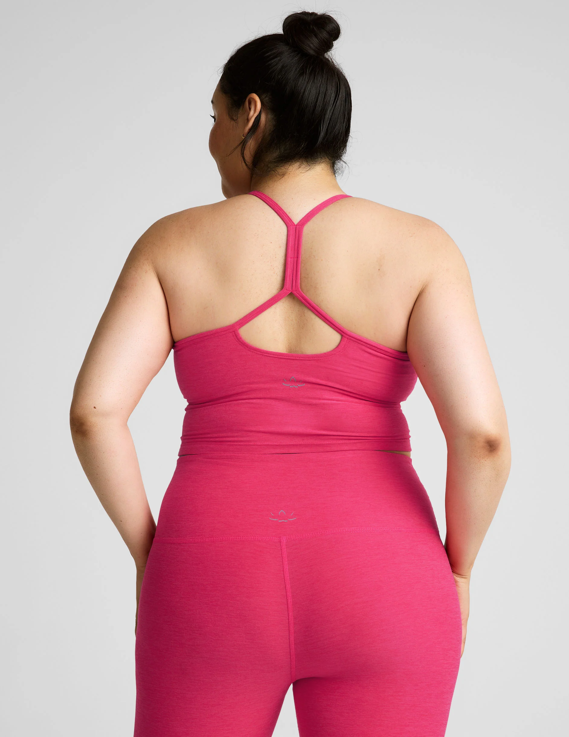 Spacedye Slim Racerback Cropped Tank