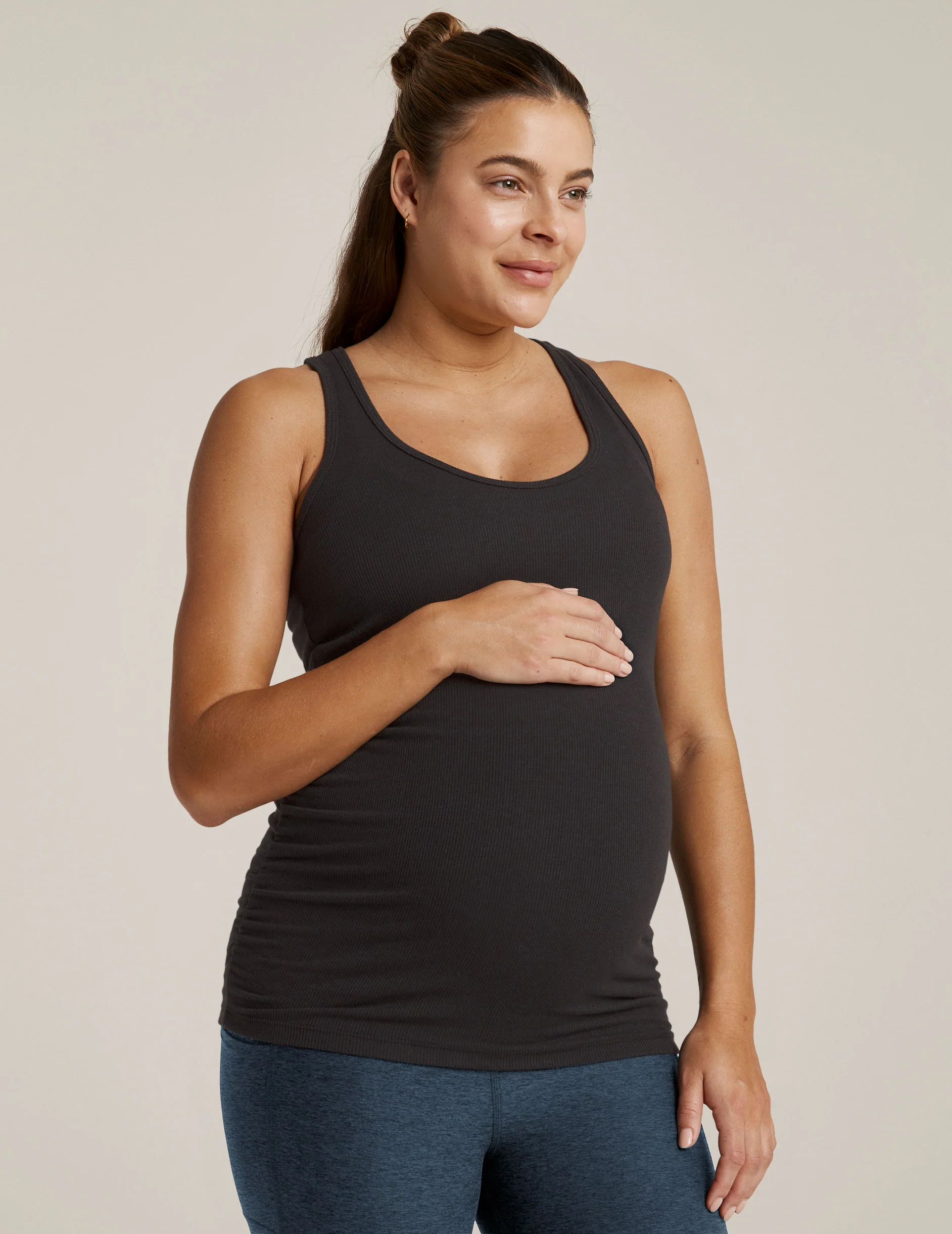 In A Cinch Low V Maternity Tank