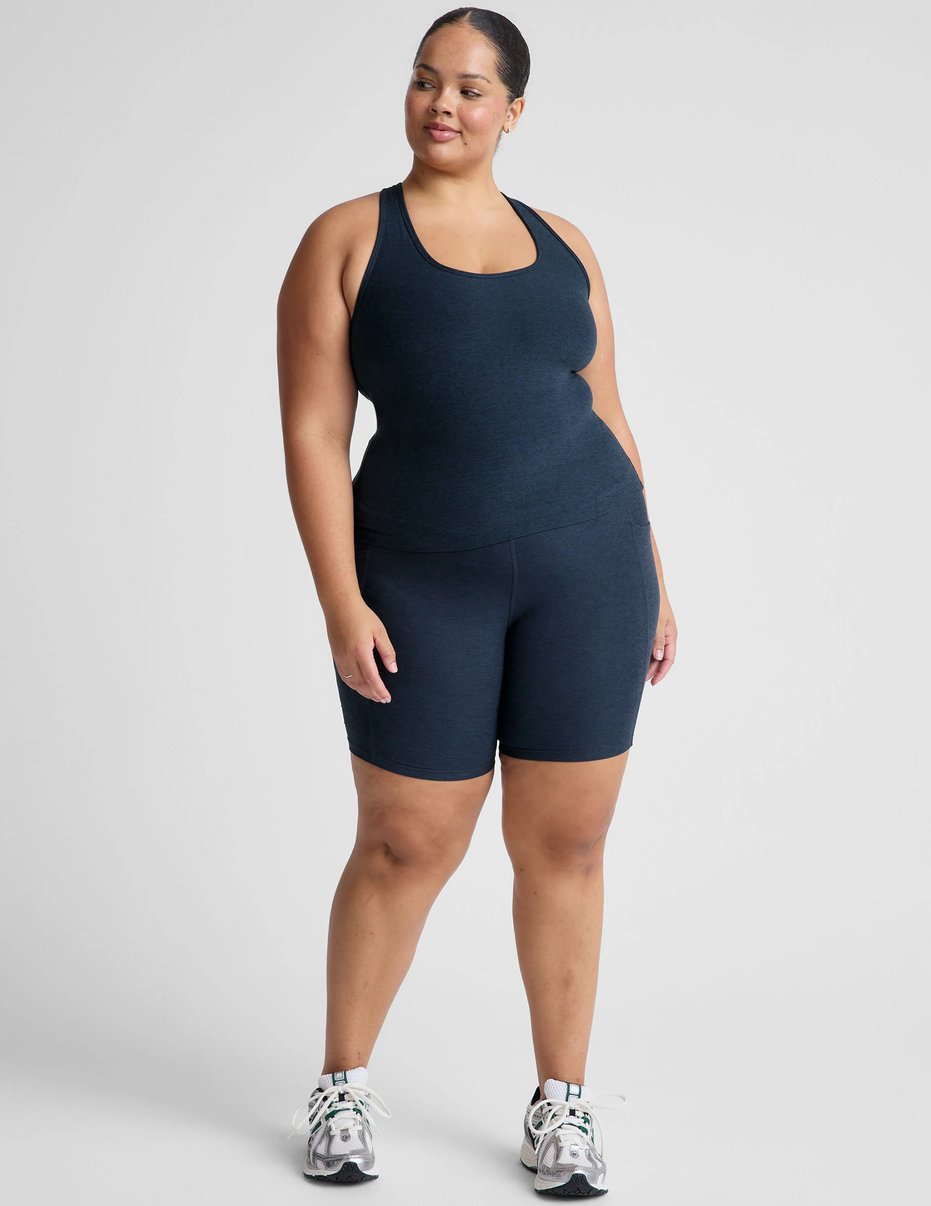 Spacedye Step Up Racerback Tank (1X-4X)