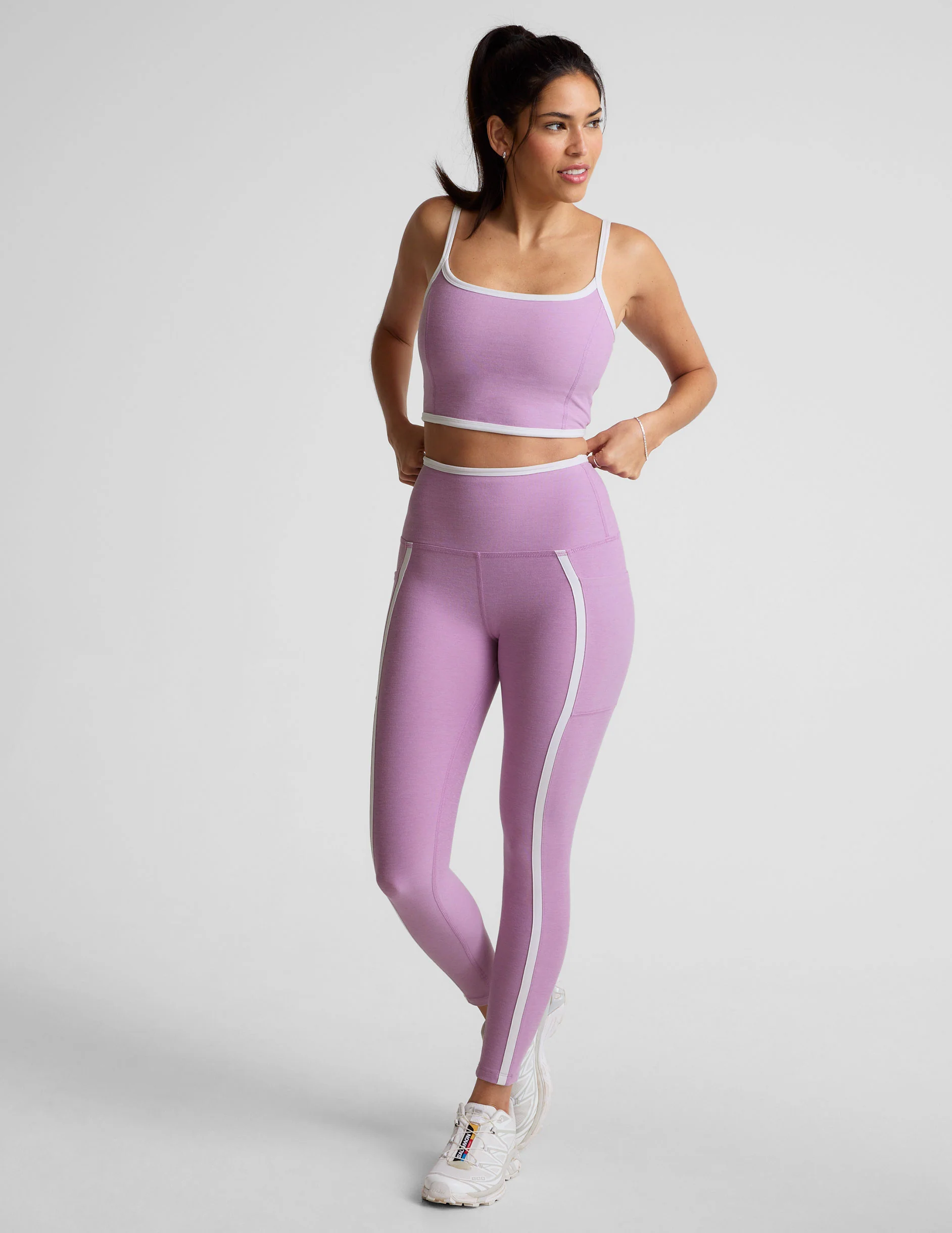 Spacedye New Moves High Cropped Tank